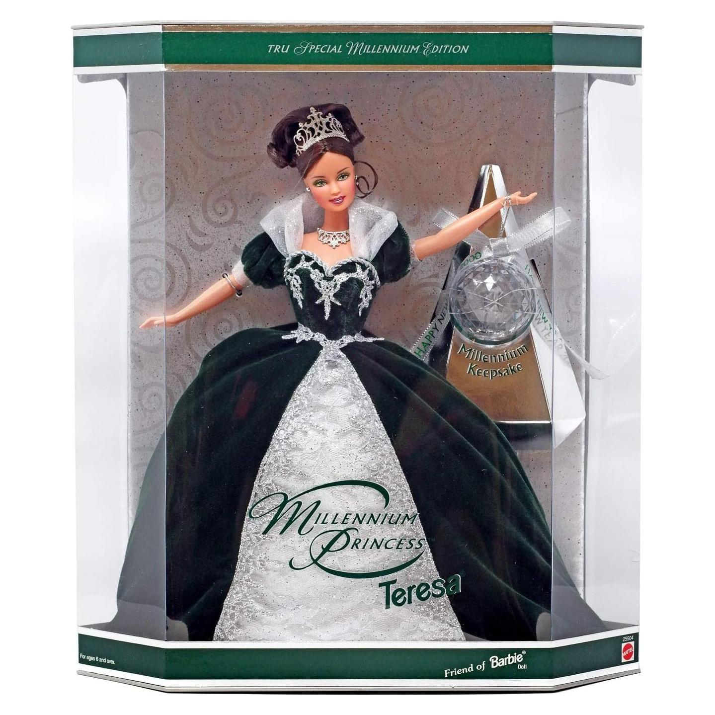 Muñeca Princesa del Milenio Teresa Mattel 35.56x30.48cm