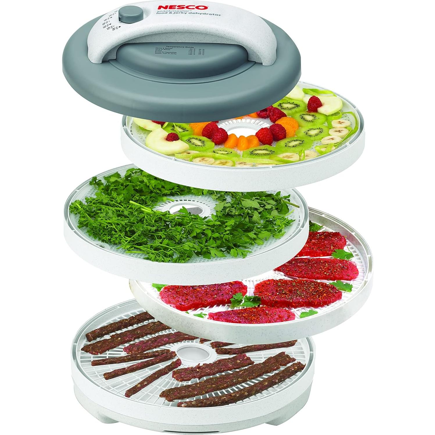 Deshidratador de Alimentos NESCO FD-61 500W 4 Bandejas Gris