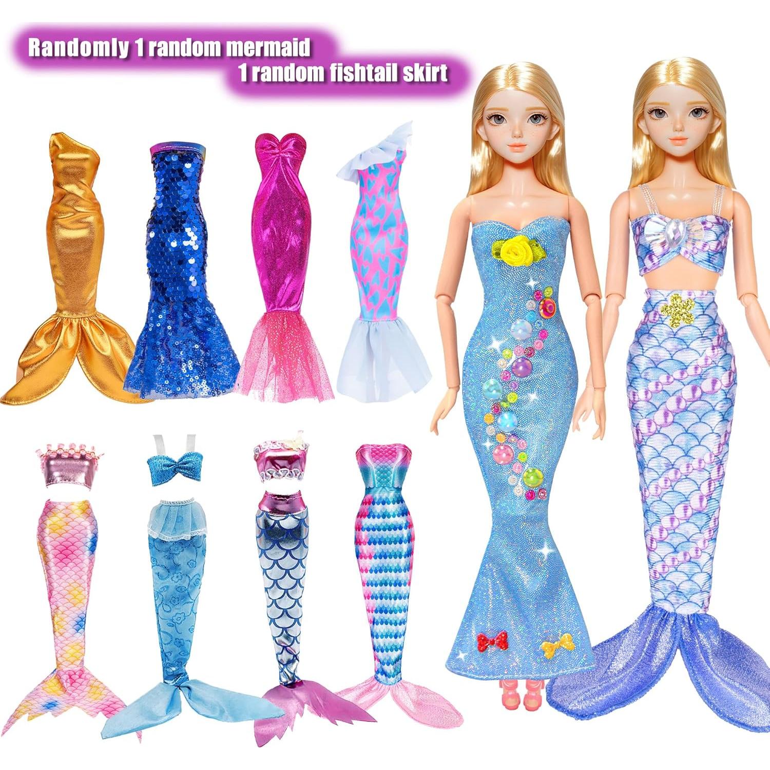 Juego de Muñeca 11.5" iBayda con Ropa y Accesorios