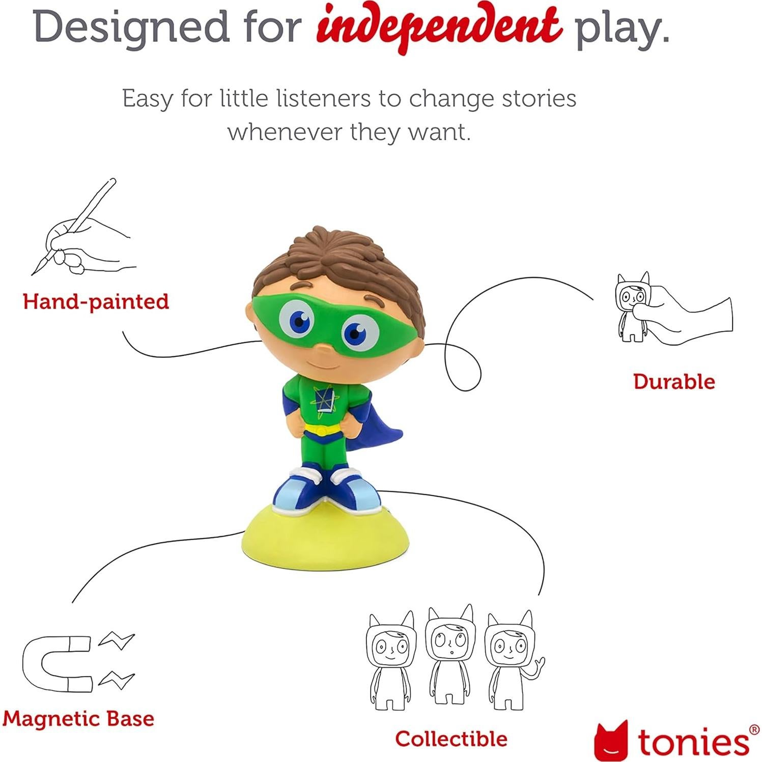 Figurita de audio Super Why! de Tonies - 15 historias