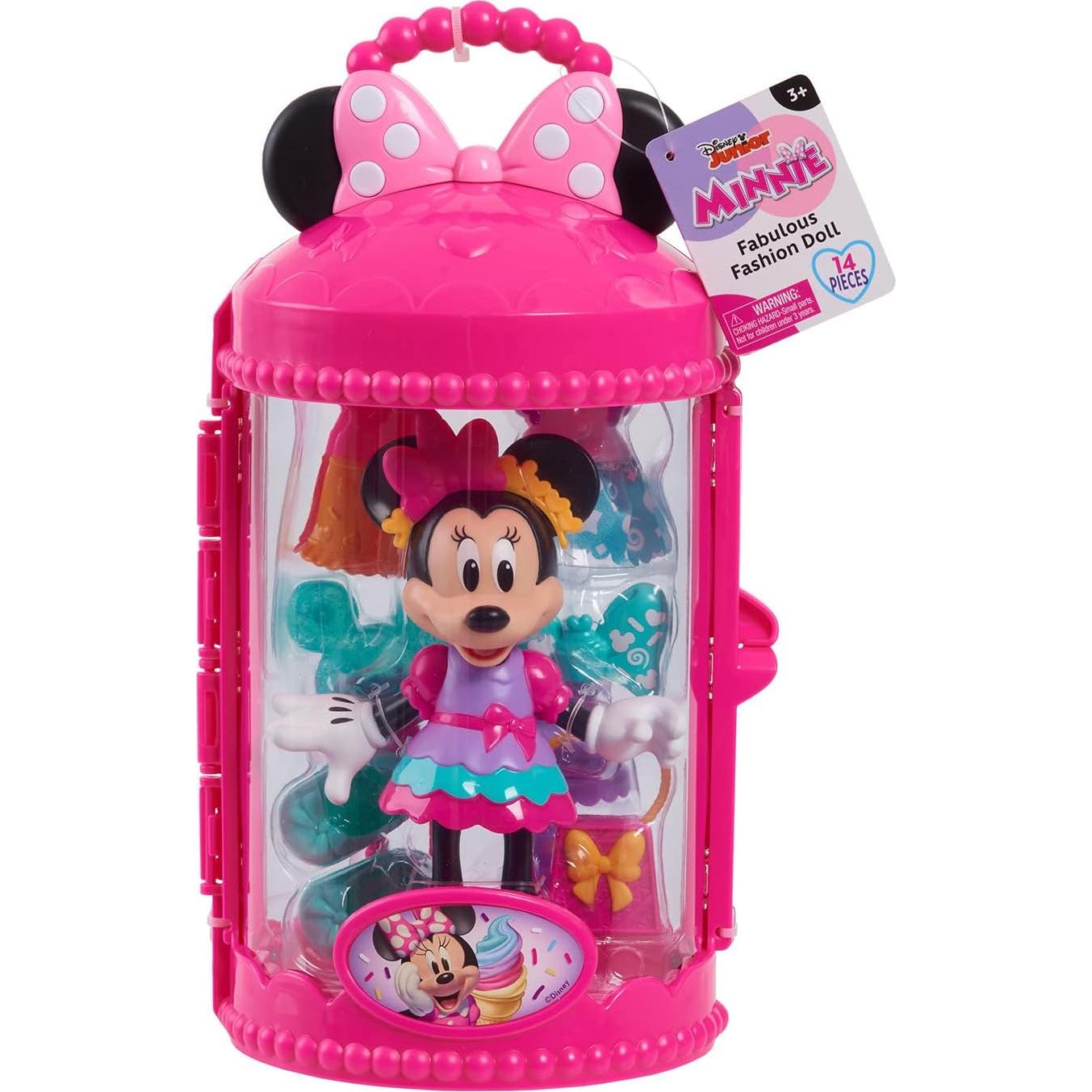 Muñeca Minnie Mouse Just Play 15 cm con Accesorios Fiesta