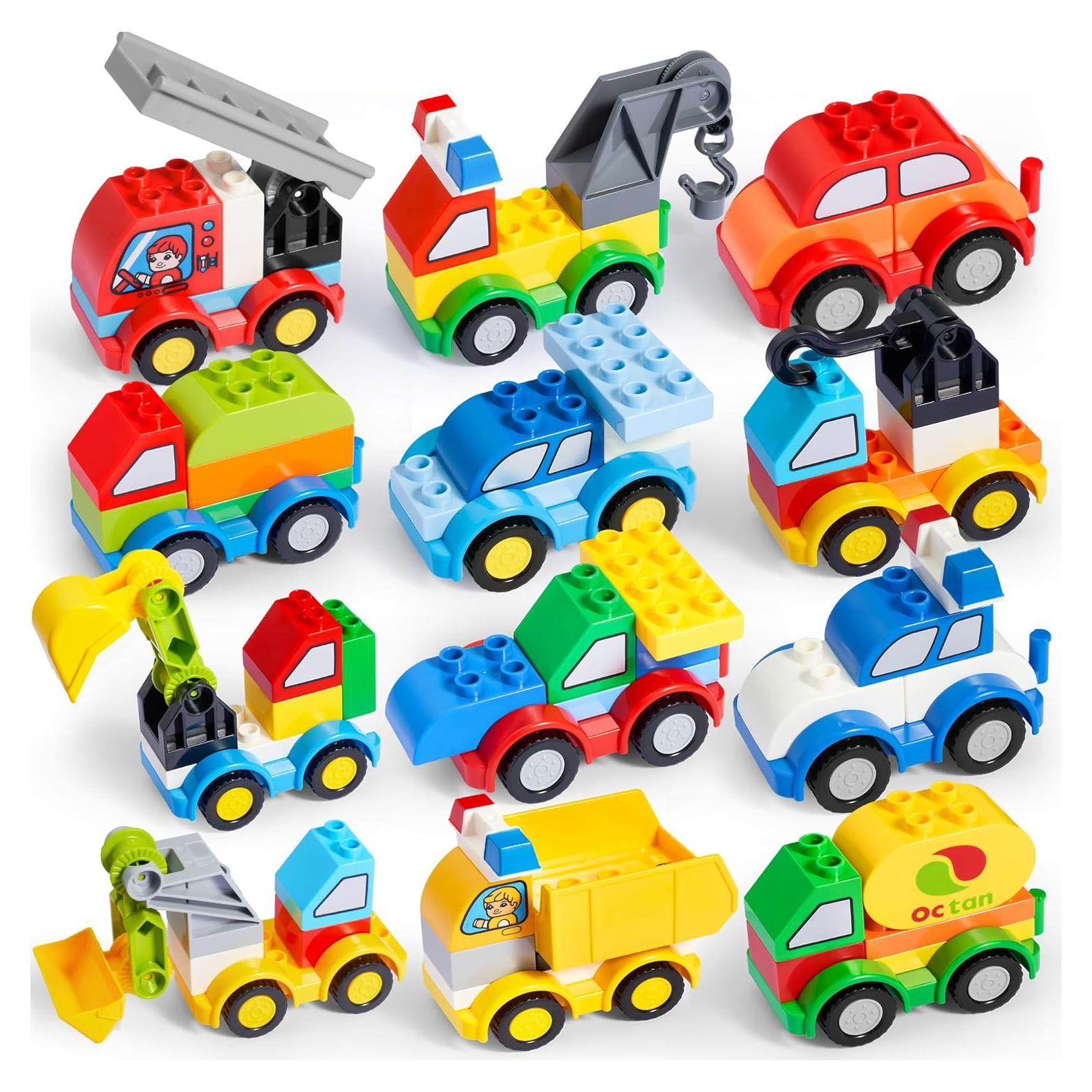 Set de Bloques de Construcción Joyin 80 Piezas 12 Vehículos