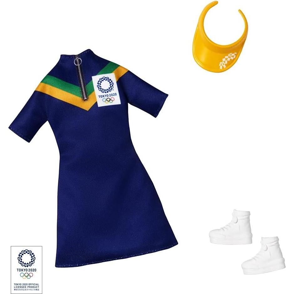 Conjunto Barbie Juegos Olímpicos Tokio 2020 - Ropa y Accesorios