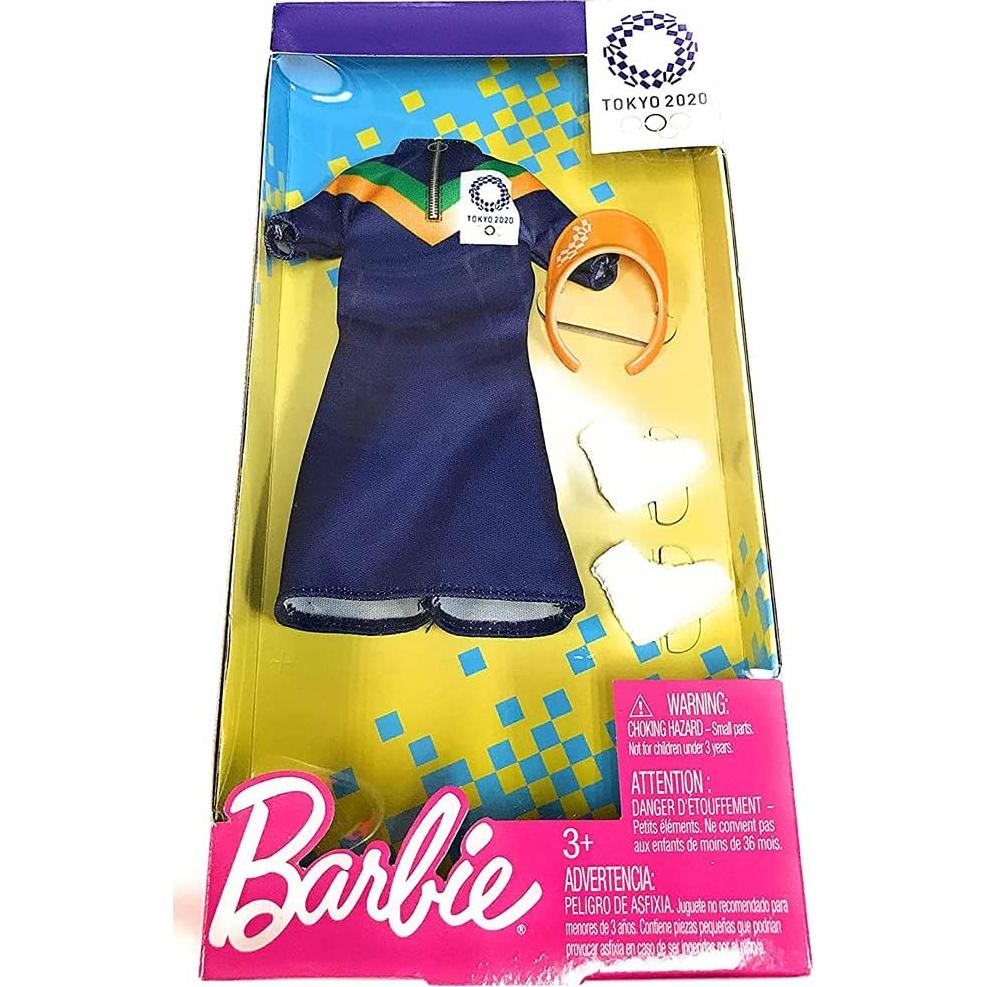 Conjunto Barbie Juegos Olímpicos Tokio 2020 - Ropa y Accesorios
