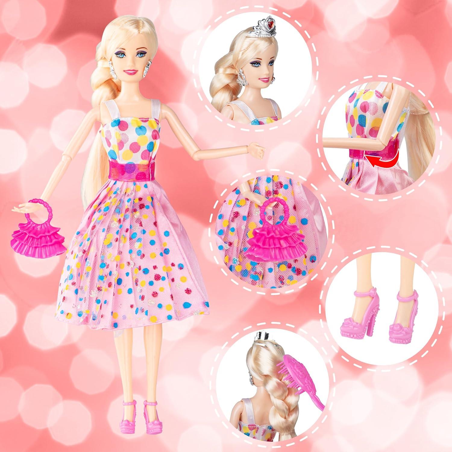 Conjunto de Muñeca Unicornio Grande BETTINA con Luces y Sonidos