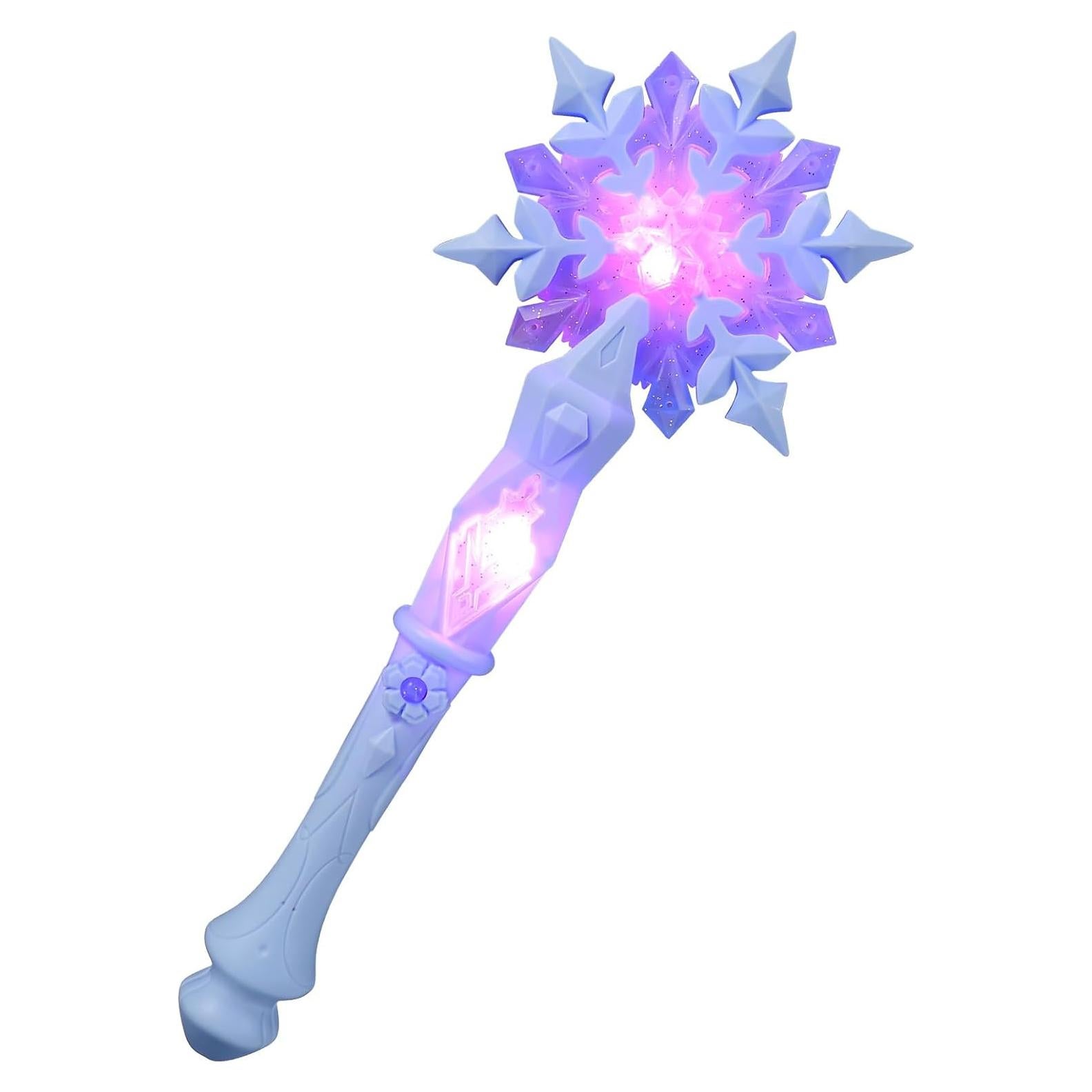Varita de Nieve Brillante Toddmomy Azul con Sonido