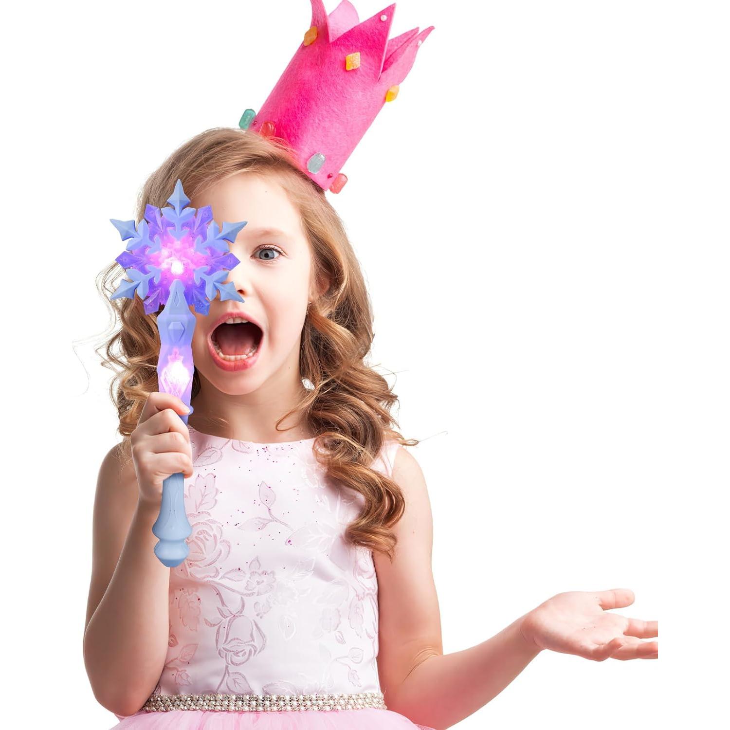 Varita de Nieve Brillante Toddmomy Azul con Sonido