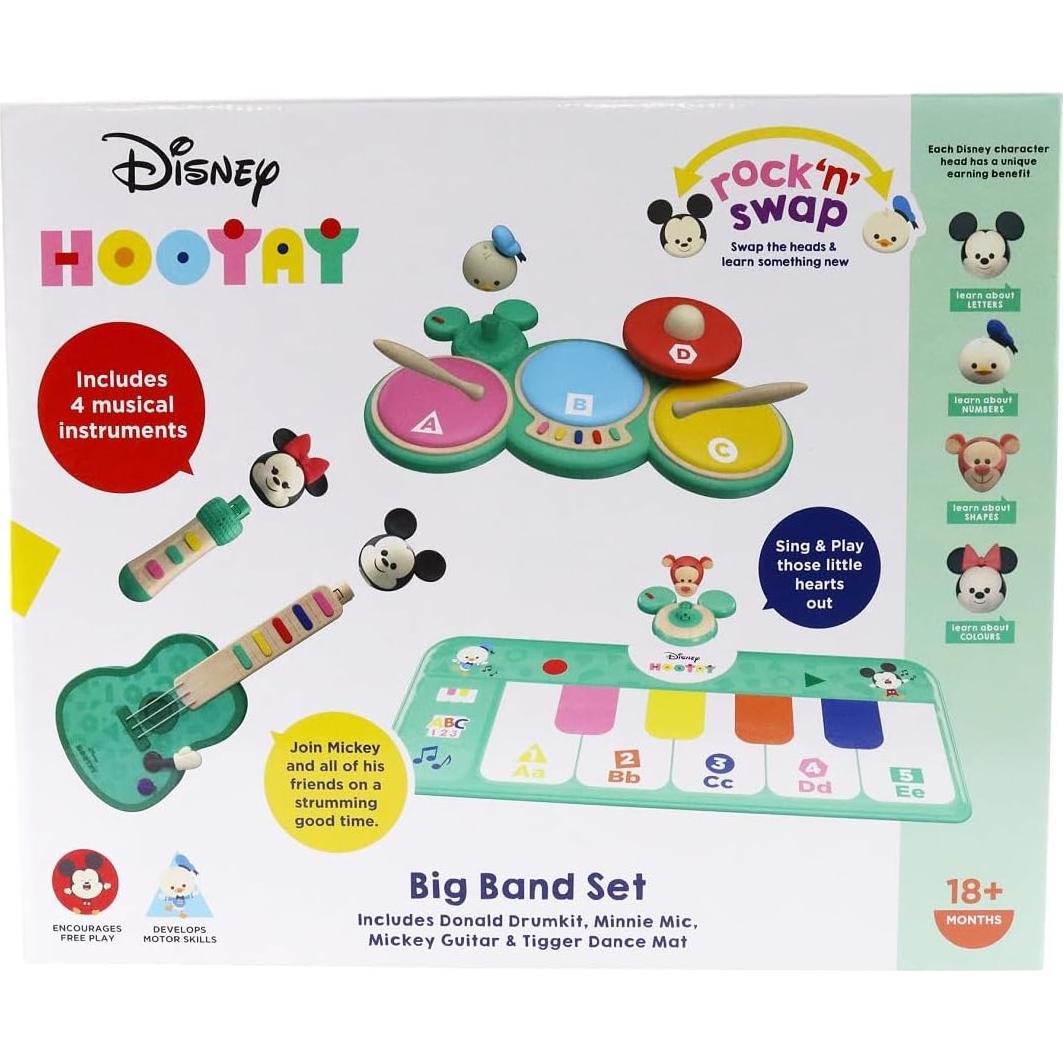 Conjunto de Música Disney Hooyay Rock n Swap para Niños