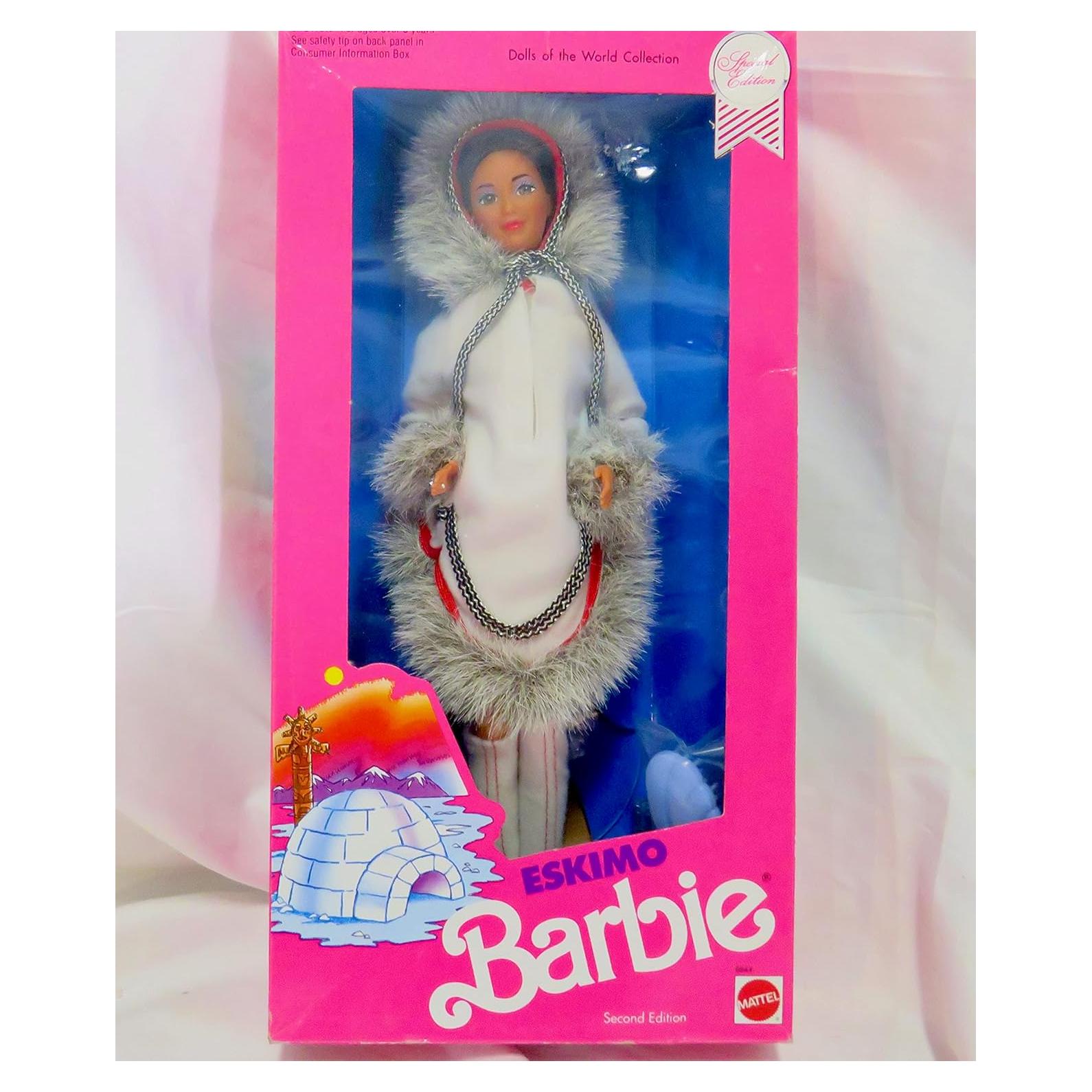 Muñeca del Mundo Barbie Esquimal Mattel Edición Especial 1990
