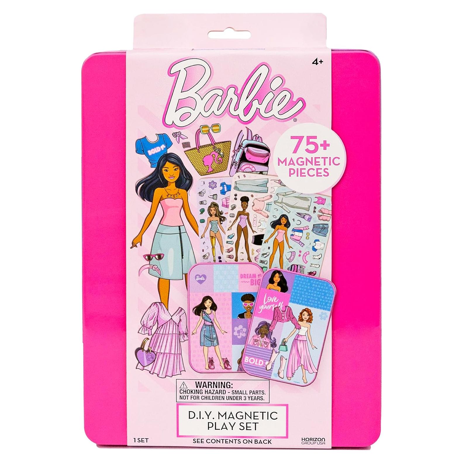 Juego Magnético Barbie D.I.Y. 75 Piezas para Niñas 4+