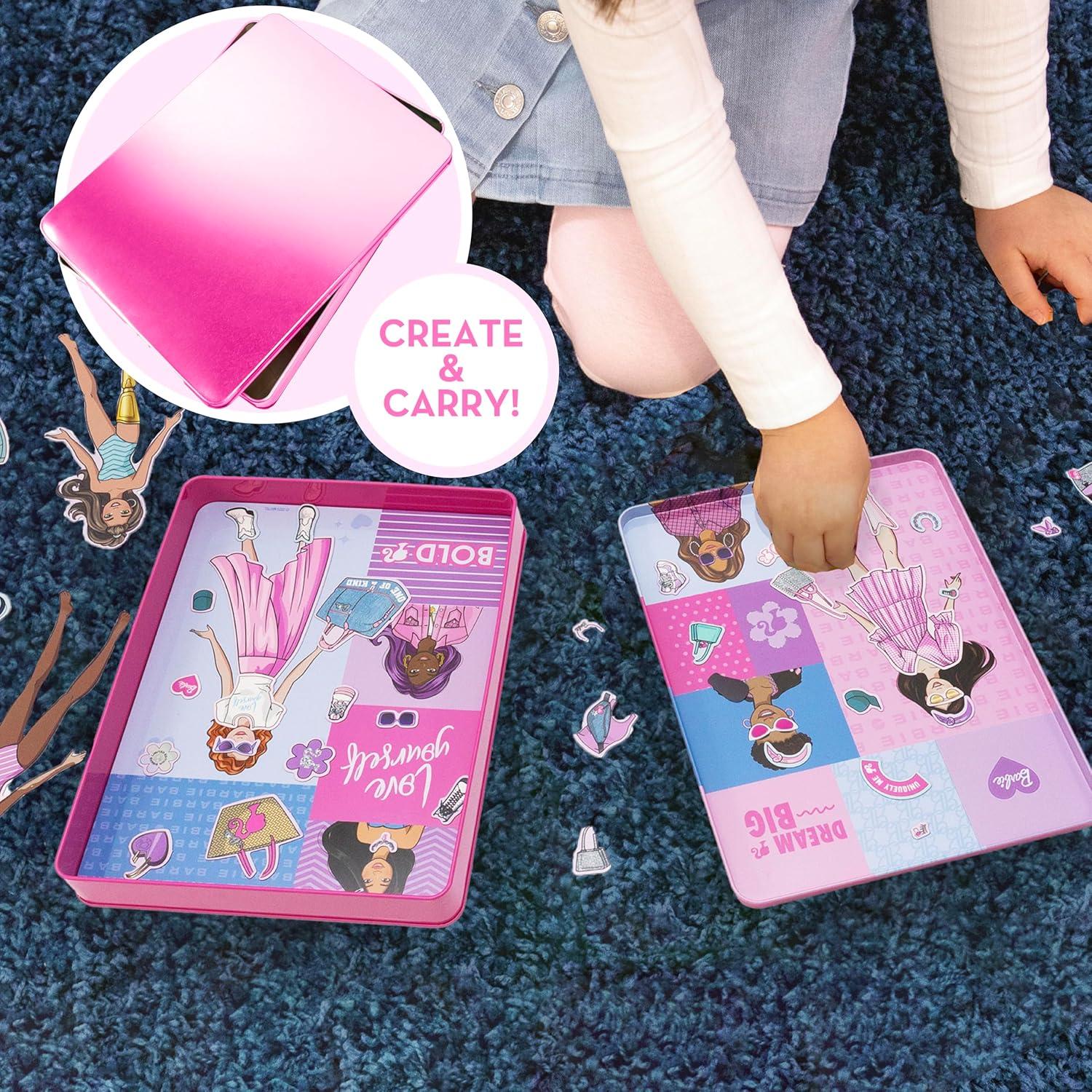 Juego Magnético Barbie D.I.Y. 75 Piezas para Niñas 4+