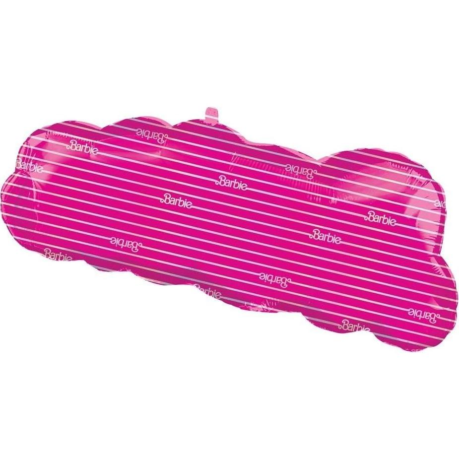 Globo de Aluminio Barbie 81 cm Rosa Fucsia Doble Cara
