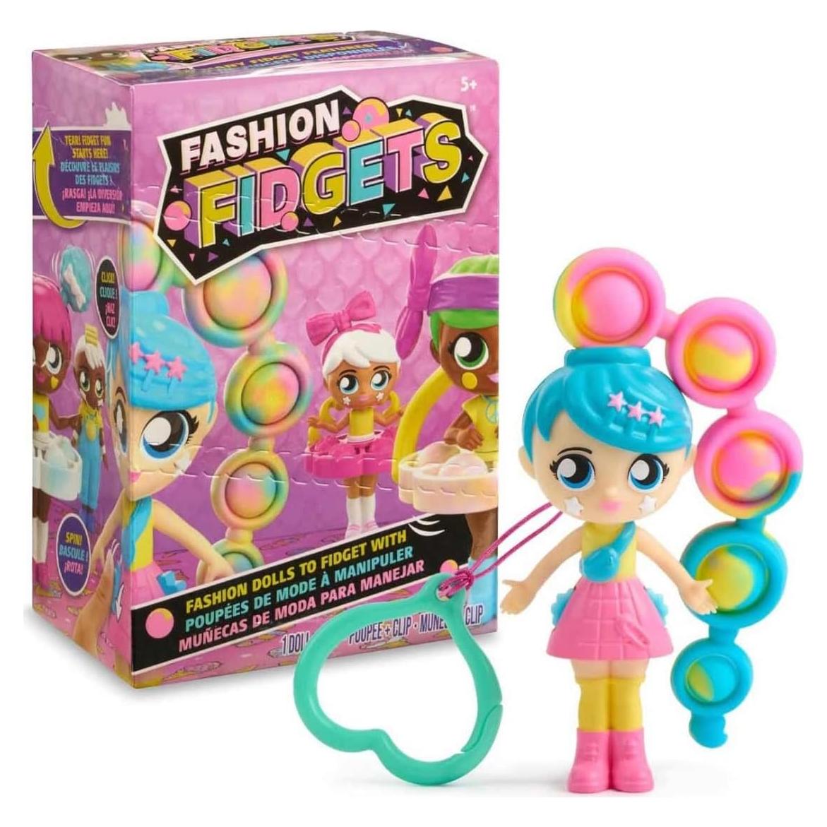 Muñeca Fashion Fidgets WowWee - Juguete Antiestrés 25 cm