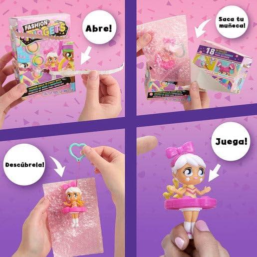 Muñeca Fashion Fidgets WowWee - Juguete Antiestrés 25 cm