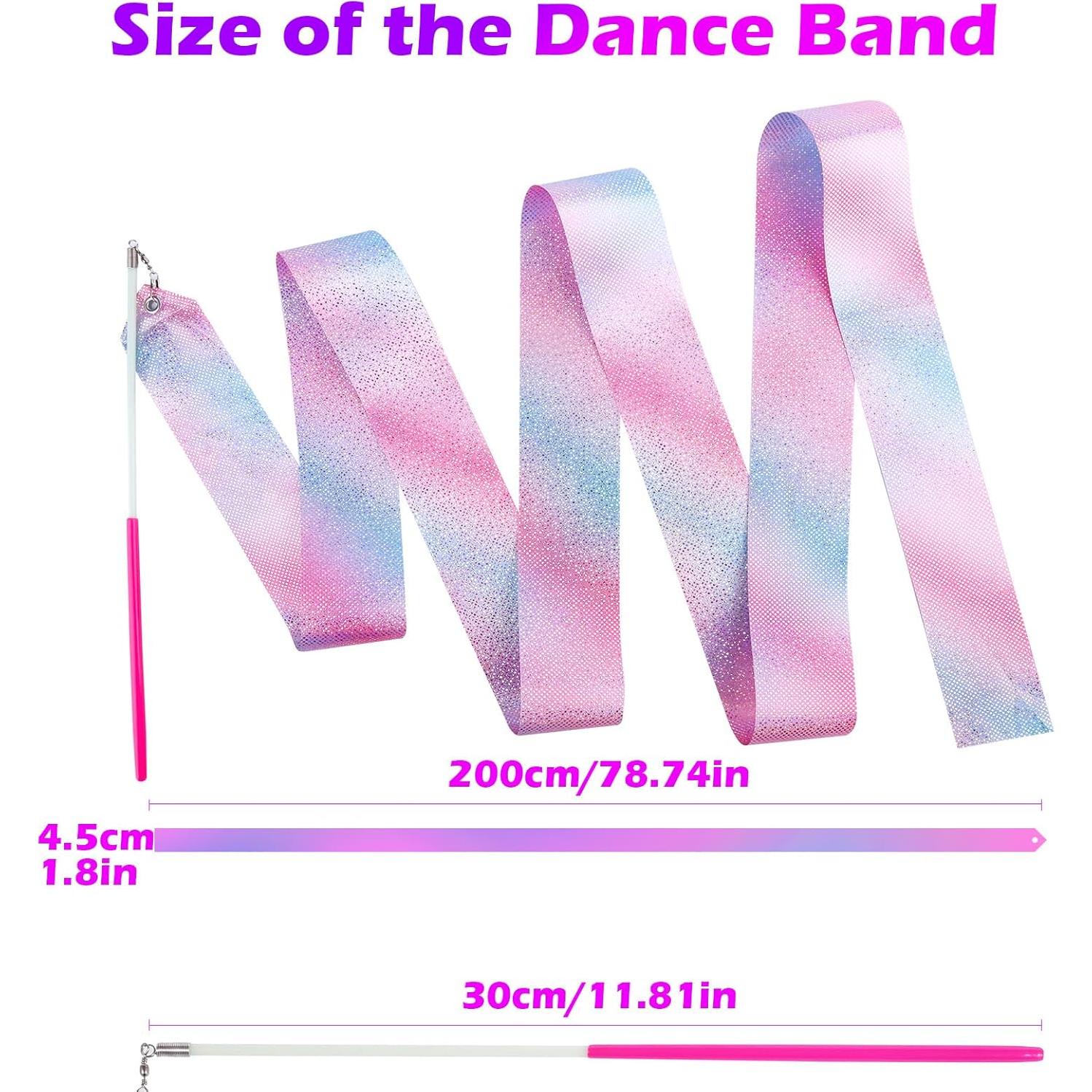 14 Varitas de Cinta de Danza Brillante HiUnicorn 1.98m