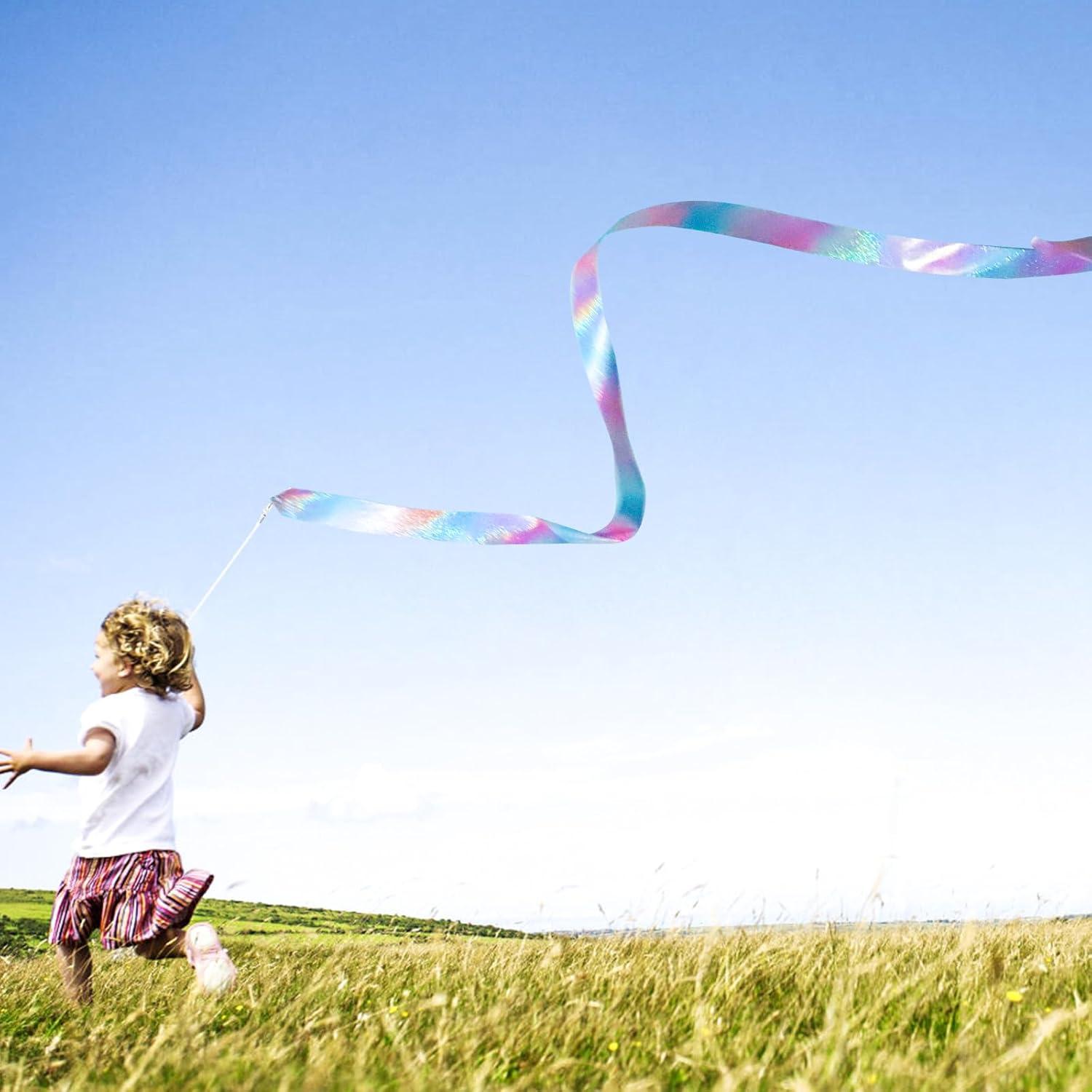 14 Varitas de Cinta de Danza Brillante HiUnicorn 1.98m