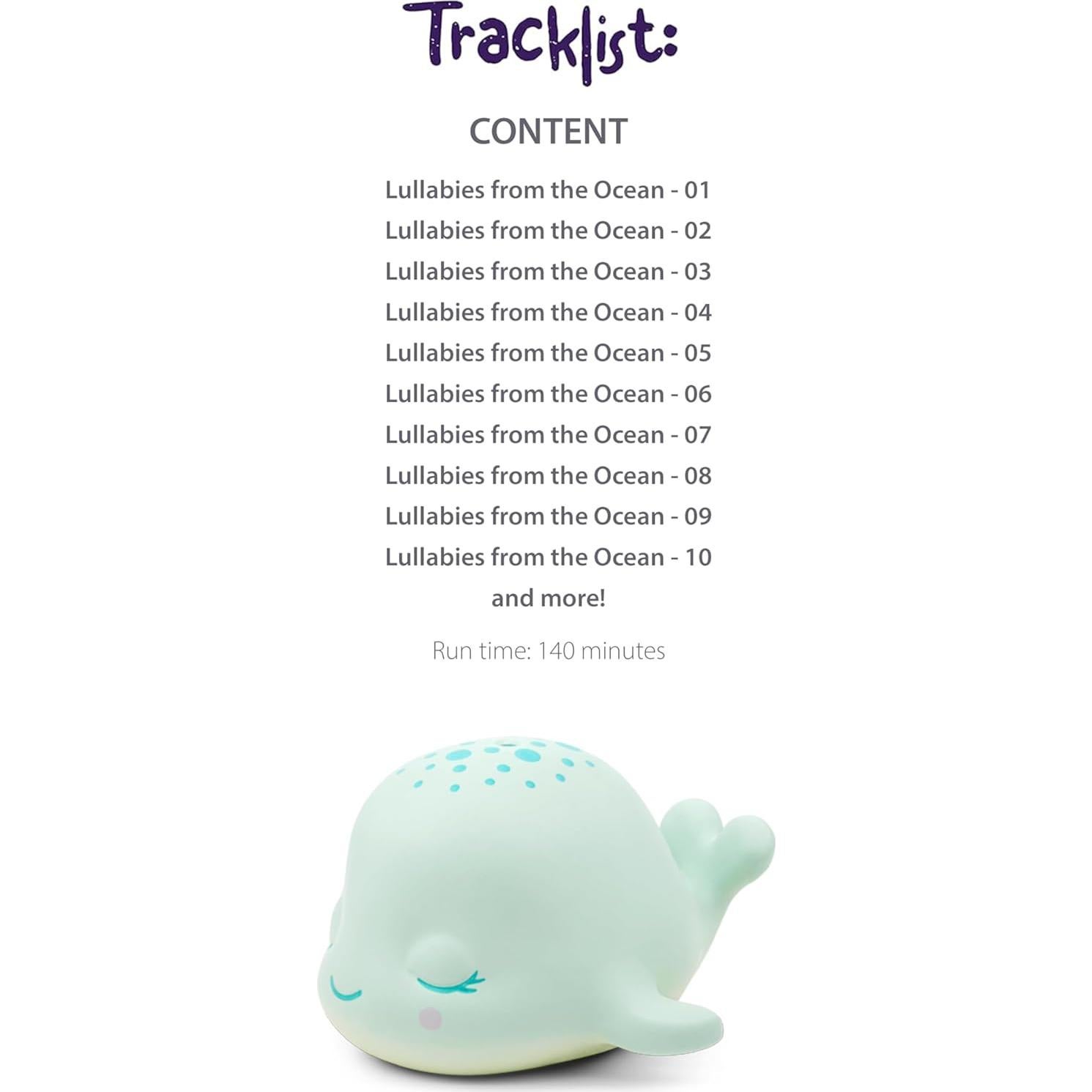 Tonies Ballena Dormilona - Canciones de Cuna del Océano 140 min