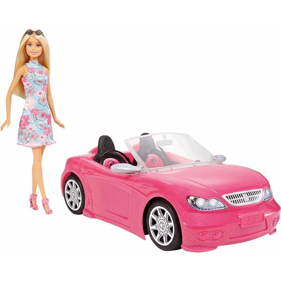 Muñeca Barbie con Convertible Rosa Mattel FPR57 0.84kg