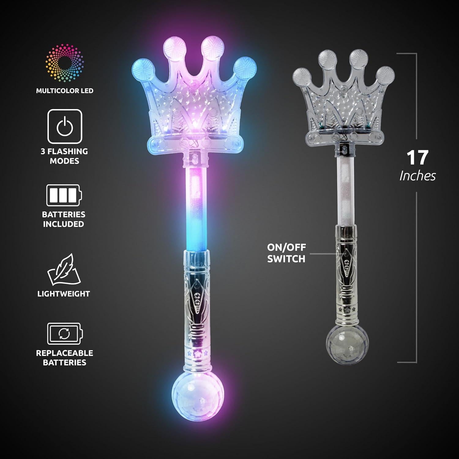 Varita Iluminada LED Fun Central para Niñas con Cristal