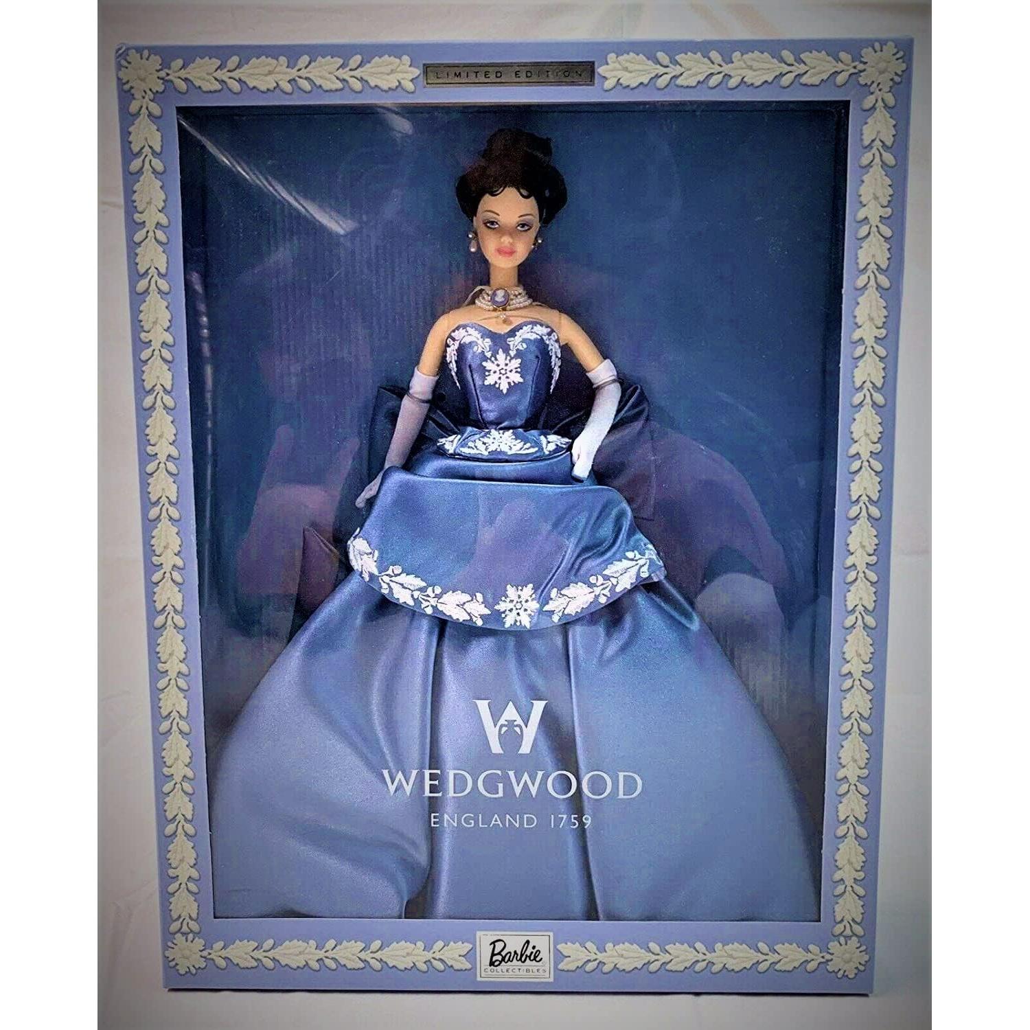 Muñeca Barbie Wedgwood Edición Limitada Mattel 38.61x30.19cm