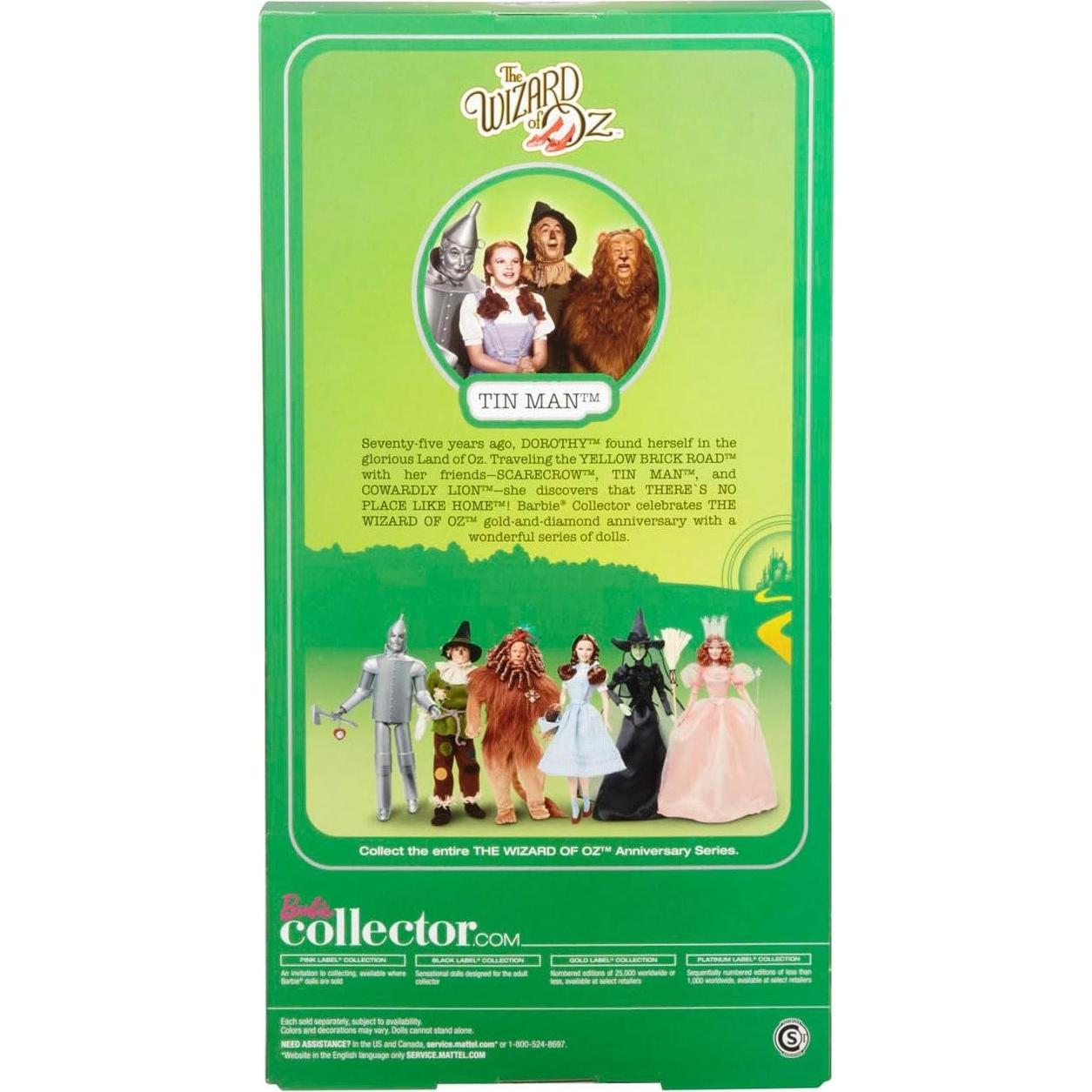 Collector Wizard of Oz Tin Man Doll