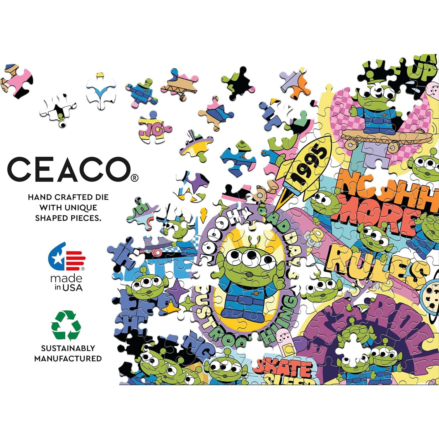 Rompecabezas Ceaco Disney Pixar Alien 300 piezas 48x48 cm