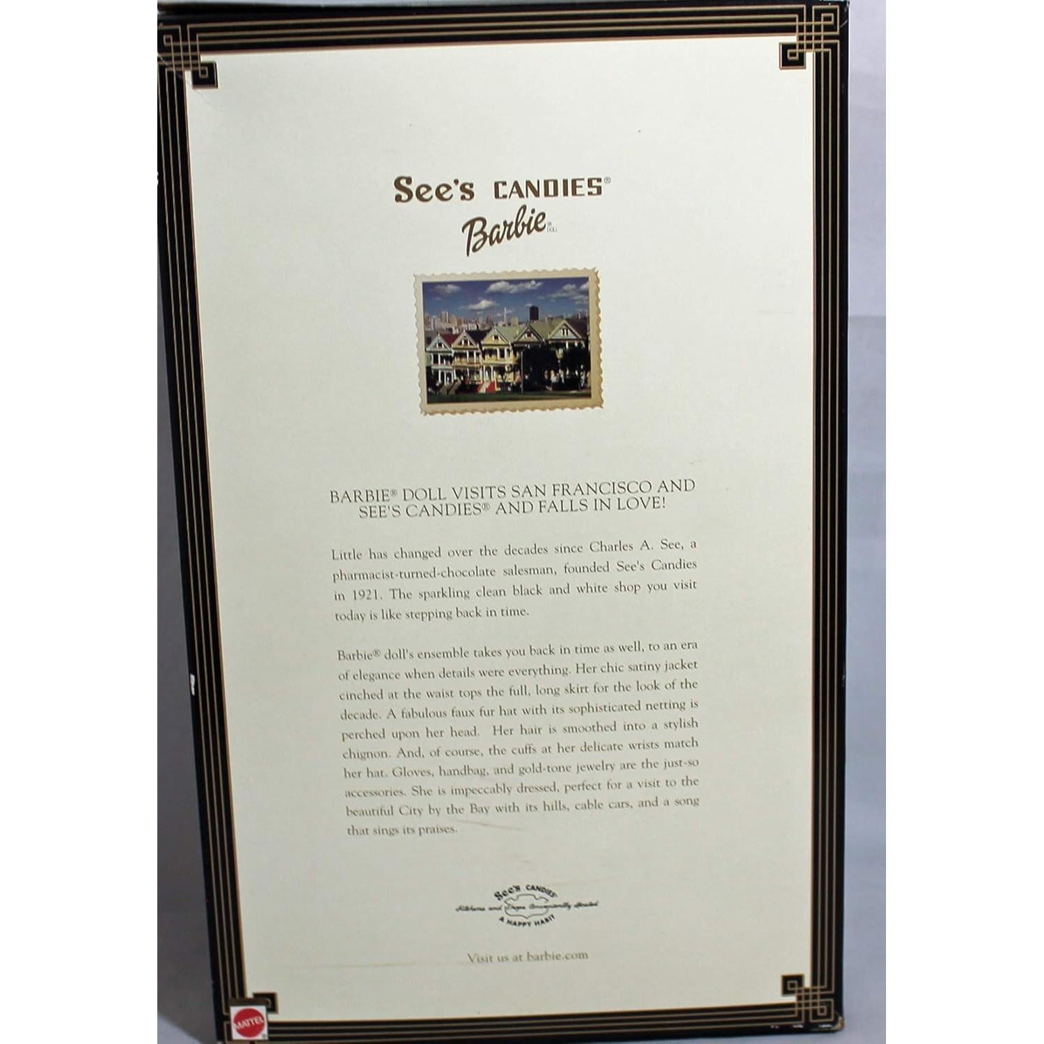 Muñeca Barbie Mattel Edición Especial See's Candies 2001