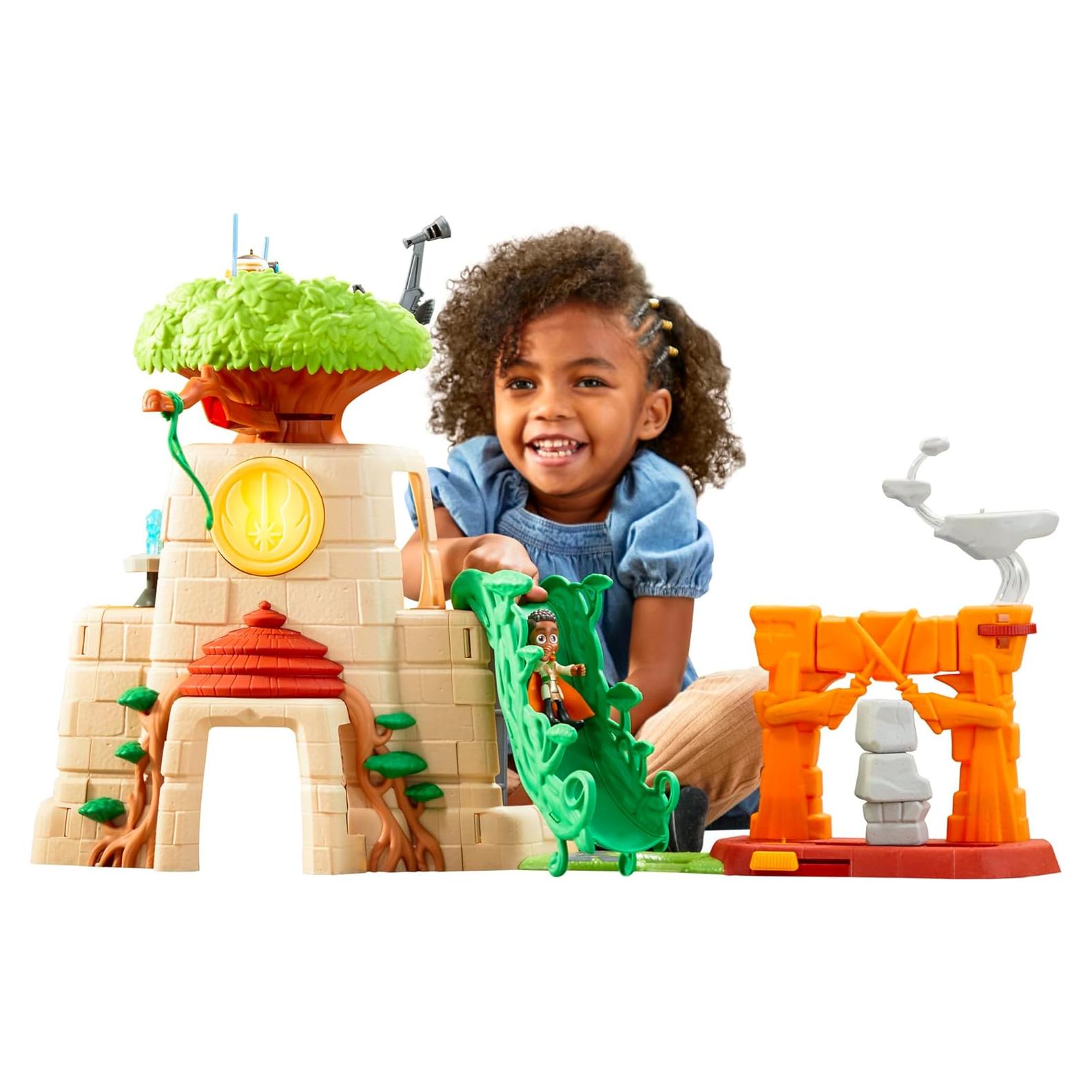 Juego Templo Jedi Tenoo Star Wars 50.8 cm con Luces y Sonidos