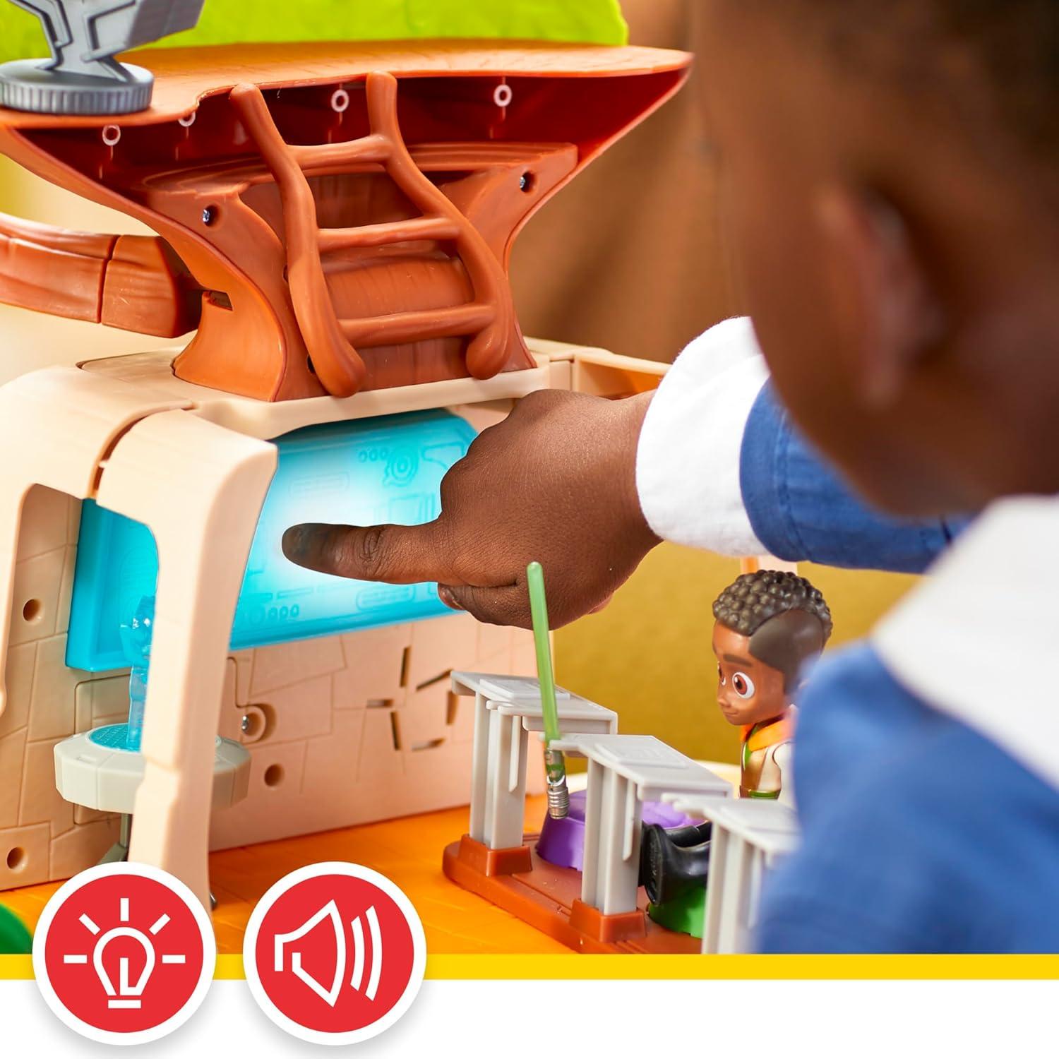 Juego Templo Jedi Tenoo Star Wars 50.8 cm con Luces y Sonidos