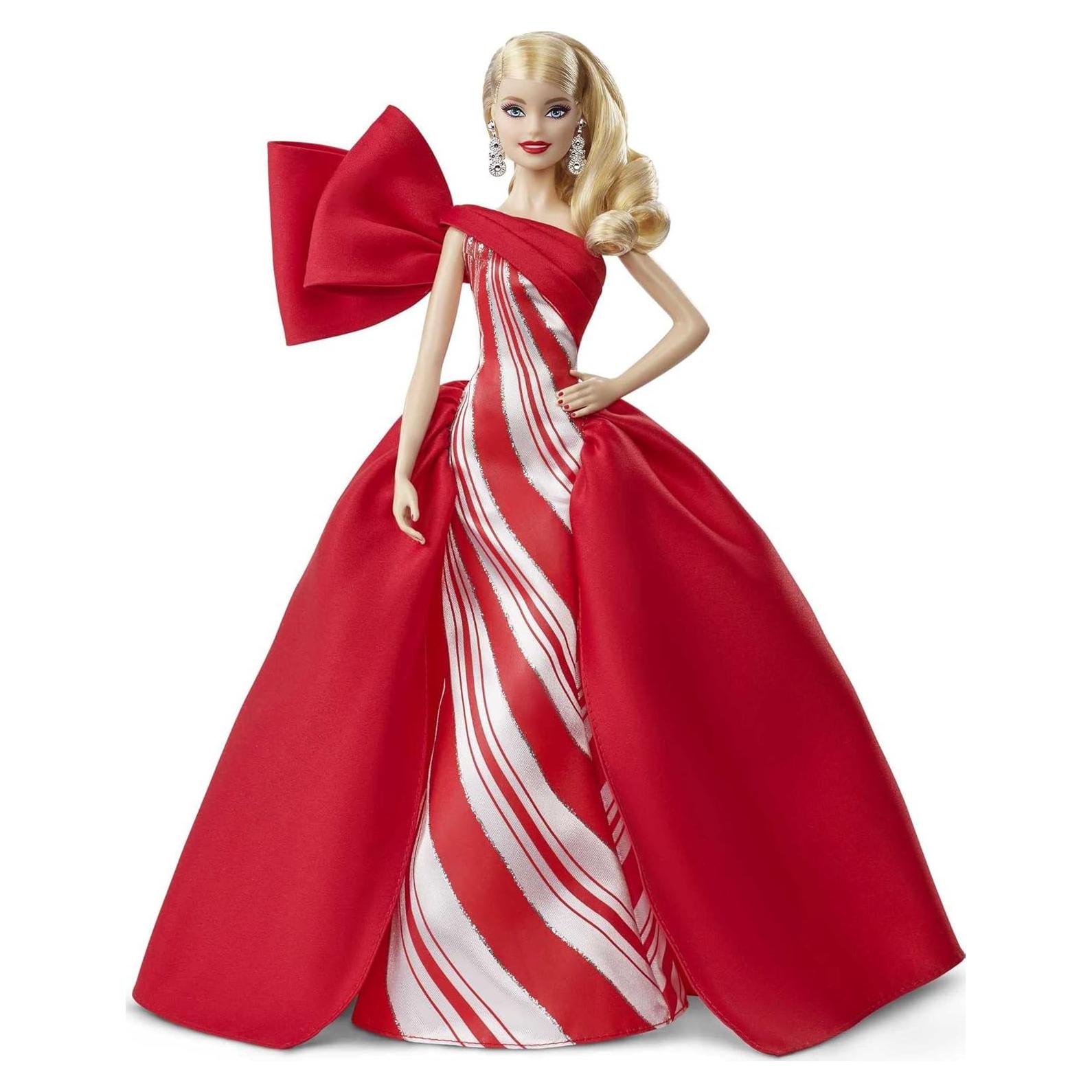 Barbie Muñeca de Vacaciones 2019 Mattel Rubia con Soporte