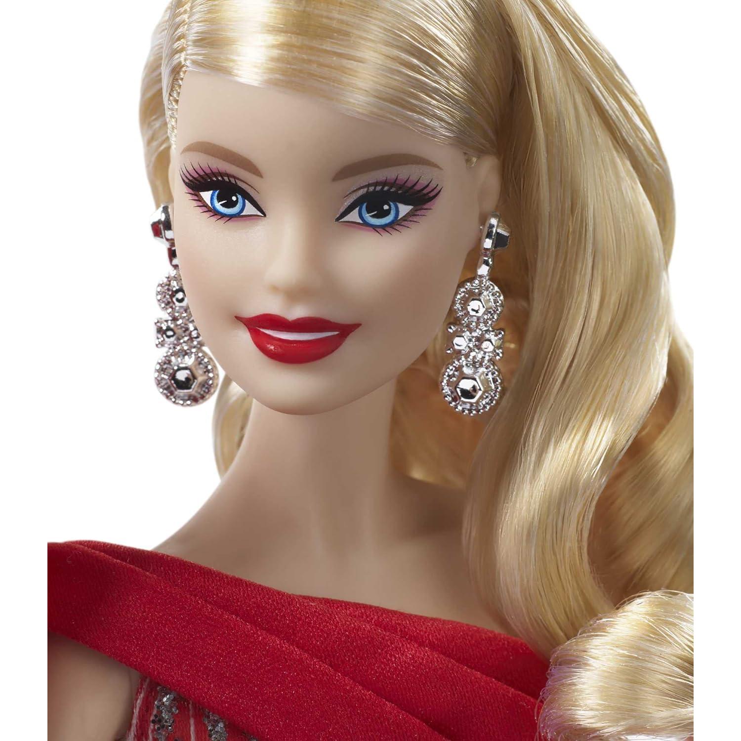 Barbie Muñeca de Vacaciones 2019 Mattel Rubia con Soporte
