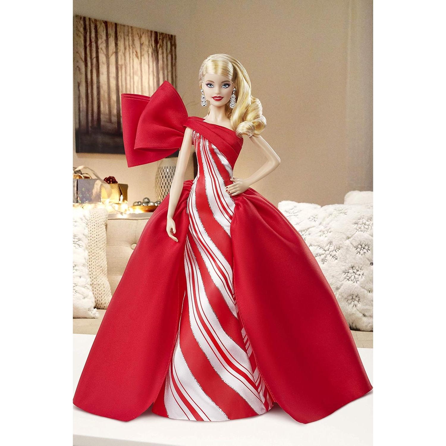 Barbie Muñeca de Vacaciones 2019 Mattel Rubia con Soporte
