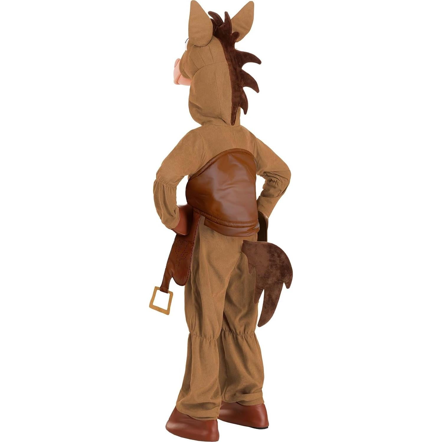 Disney and Pixar Toy Story Bullseye Costume, Horse Jumpsuit for Halloween and Imaginative Play, One Piece Outfit