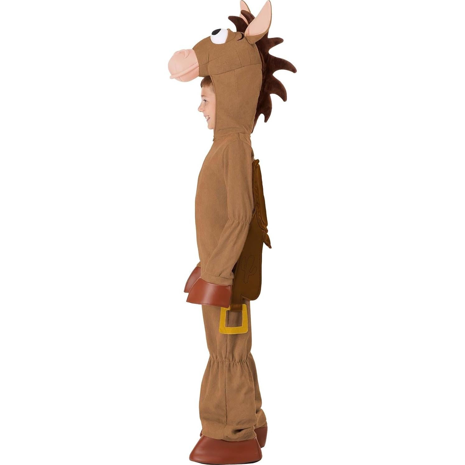 Disney and Pixar Toy Story Bullseye Costume, Horse Jumpsuit for Halloween and Imaginative Play, One Piece Outfit