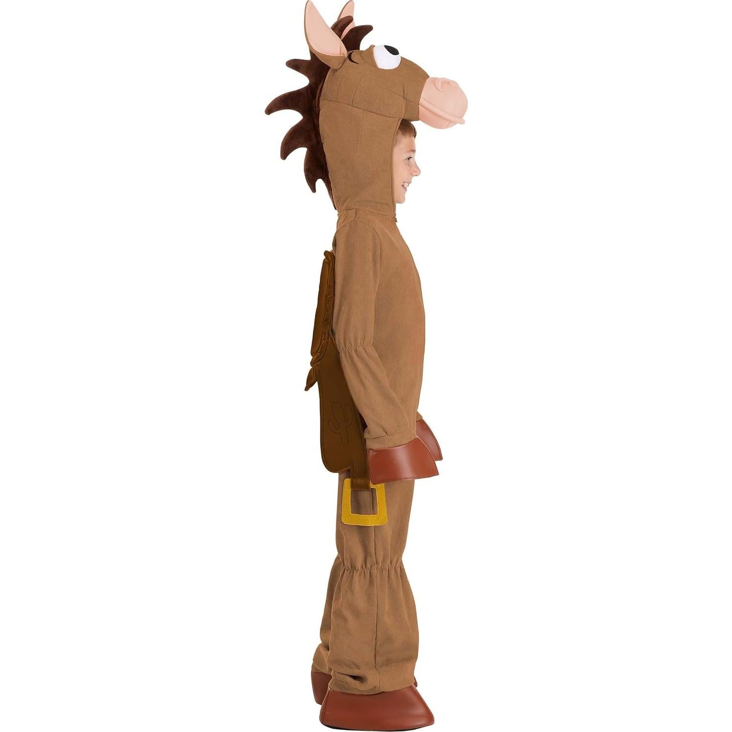 Disney and Pixar Toy Story Bullseye Costume, Horse Jumpsuit for Halloween and Imaginative Play, One Piece Outfit