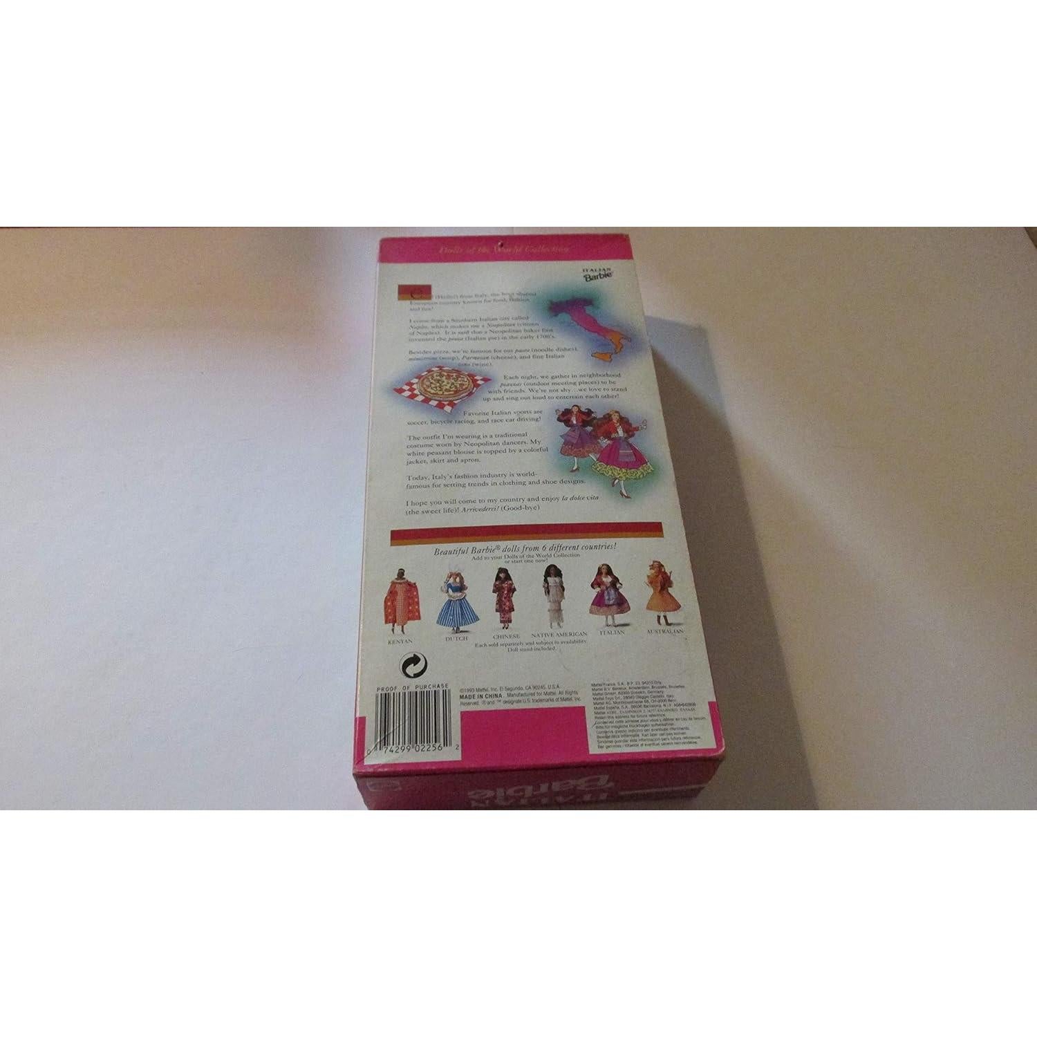 Muñeca Barbie Italiana Edición Especial 0.45 kg 33 cm