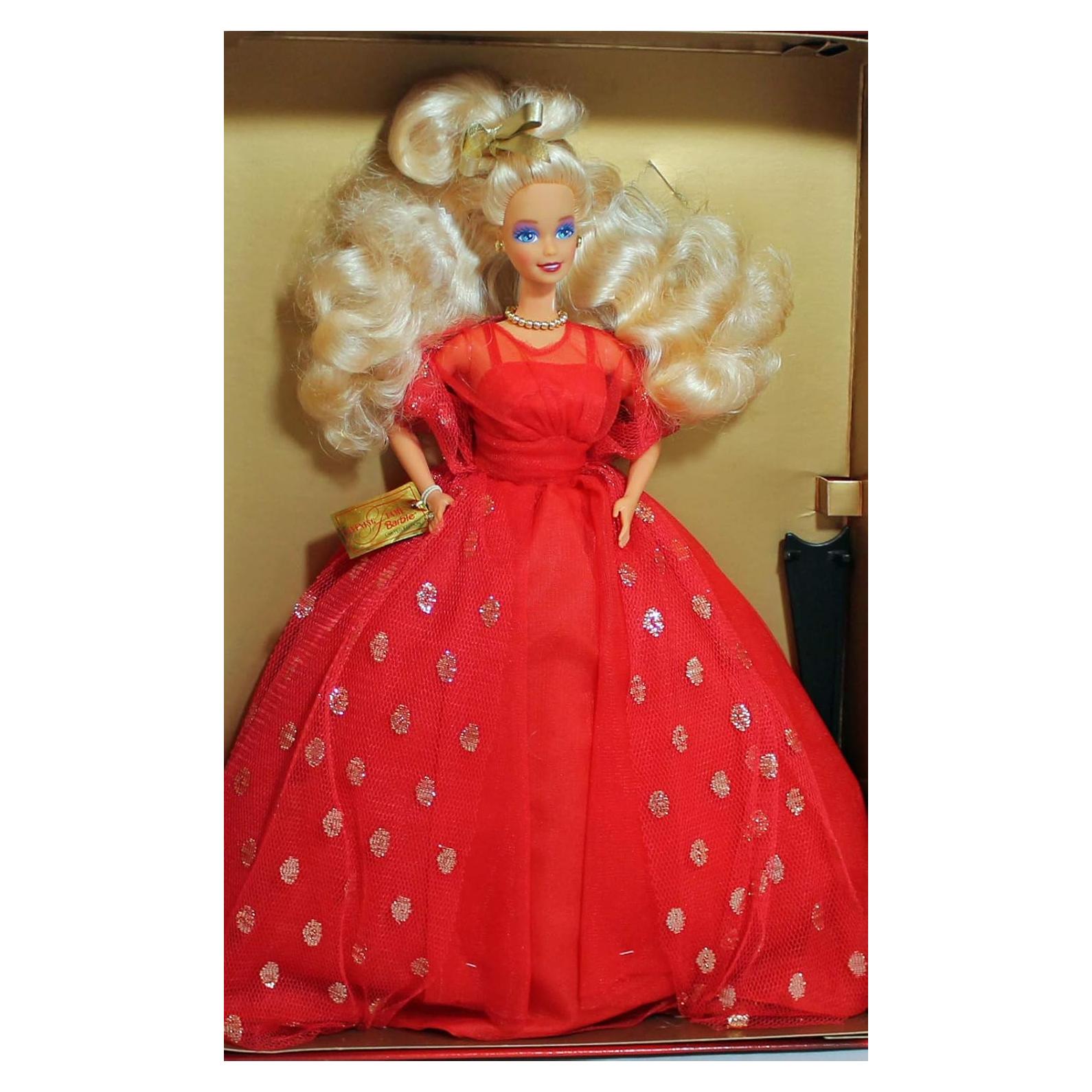Muñeca Barbie Llama de Noche Rubia Mattel 1865 1991