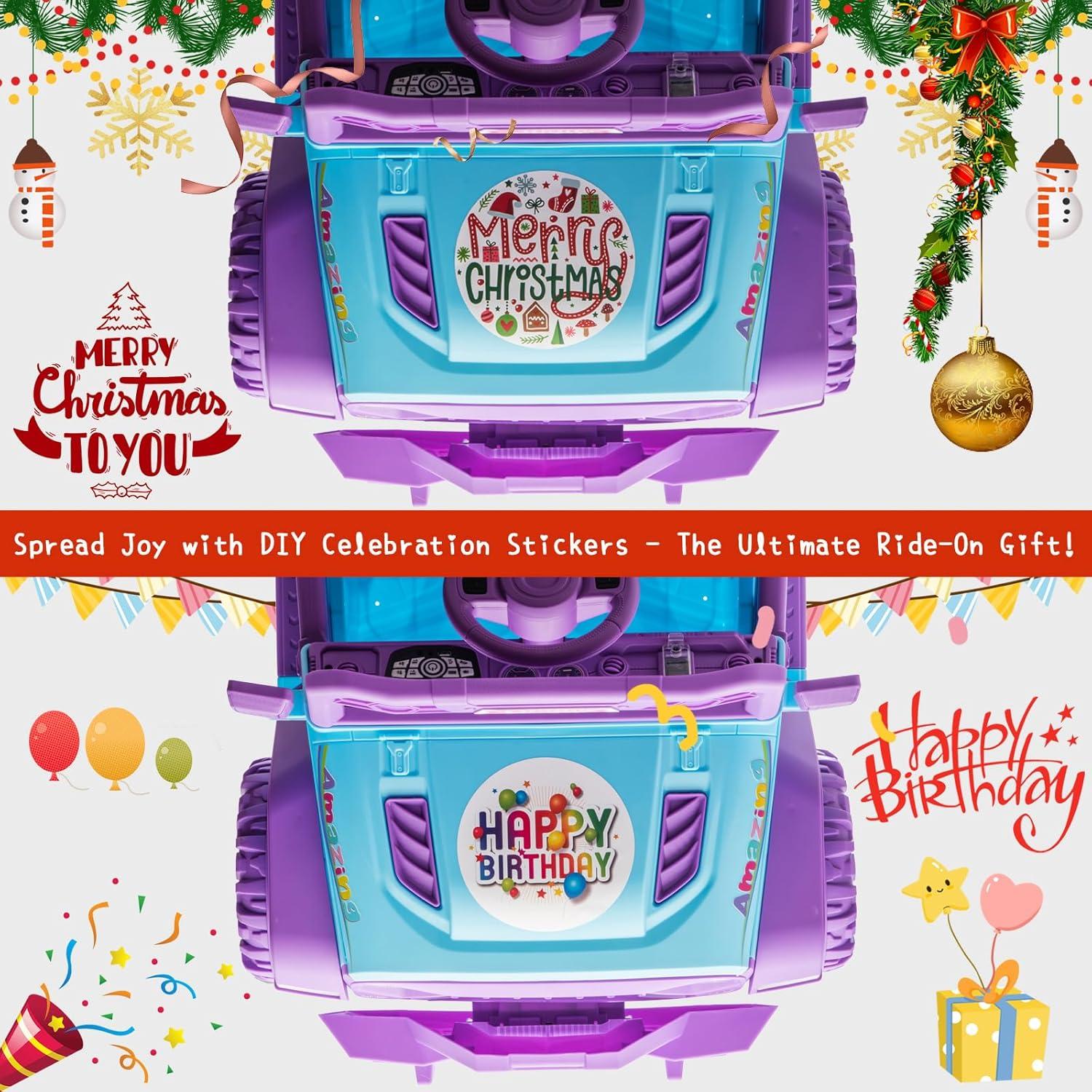 Coche Eléctrico para Niños Modern-Depo 12V Negro con Música