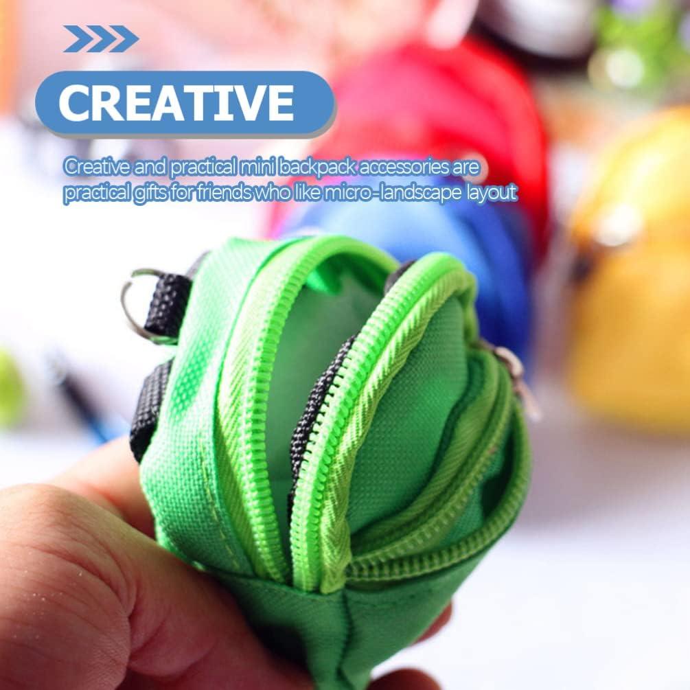 Mini Mochila para Muñecas NUOBESTY 3 Piezas con Cremallera