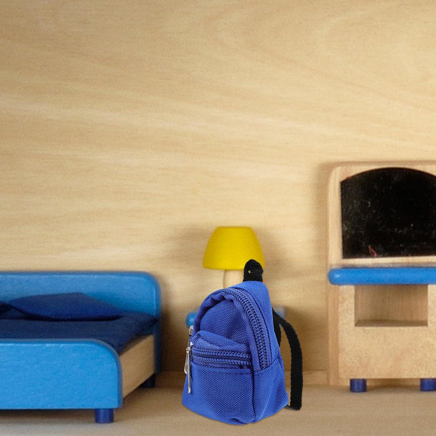 Mini Mochila para Muñecas NUOBESTY 3 Piezas con Cremallera