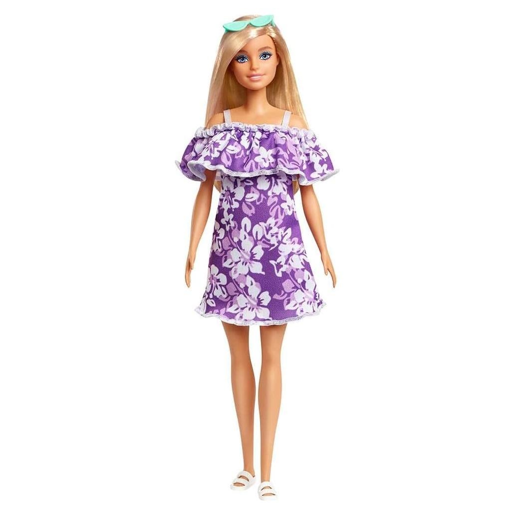Loves The Ocean Beach-Themed Doll (11.5-inch Blonde), Made from Recycled Plastics, Wearing Fashion & Accessories, Gift for 3 to 7 Year Olds