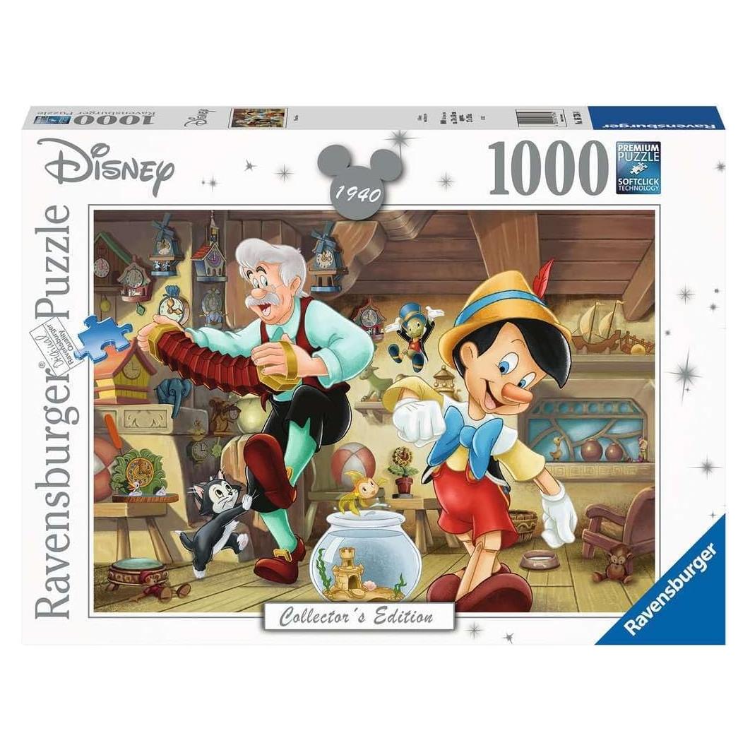 Rompecabezas Ravensburger Pinocho 1000 Piezas Arte Vibrante