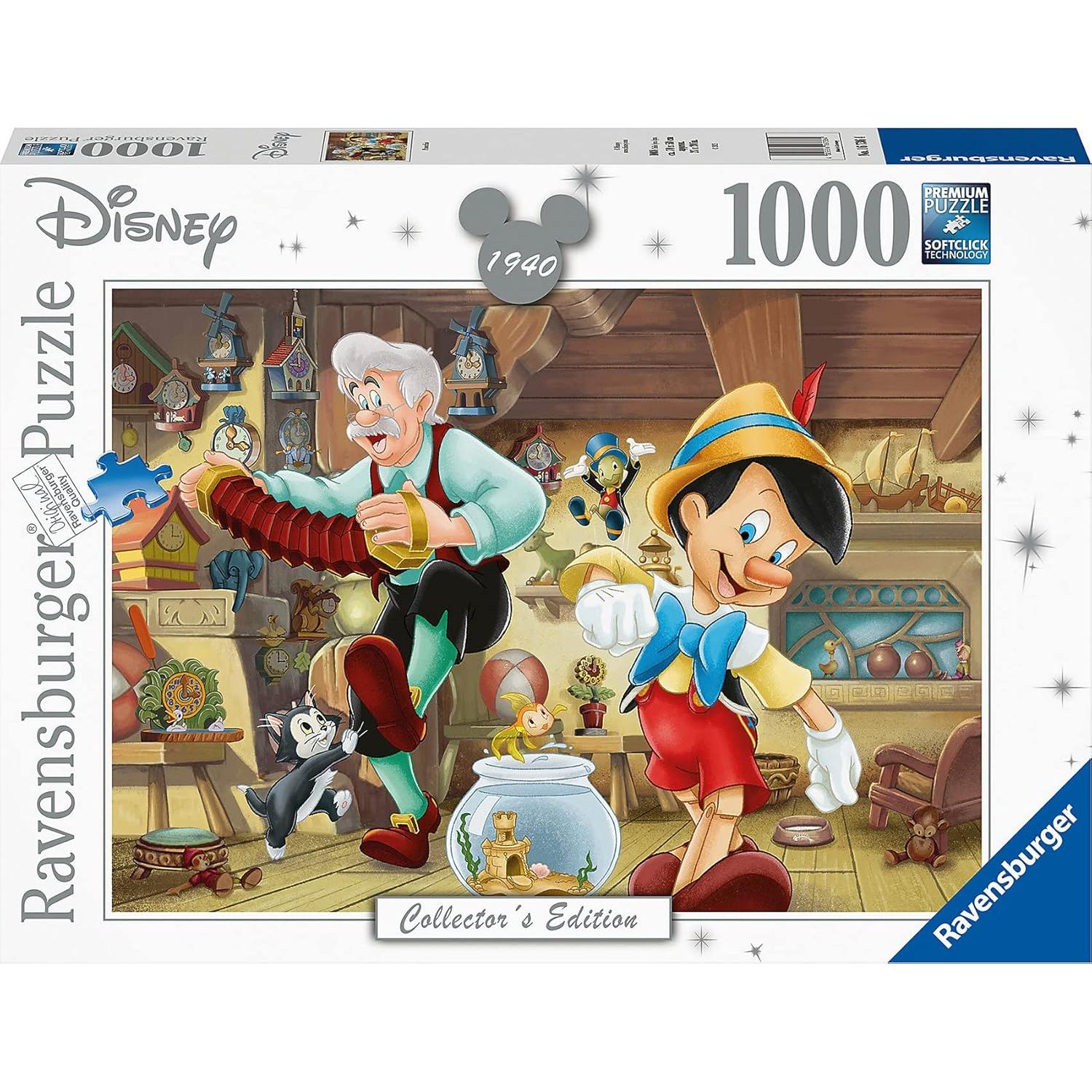 Rompecabezas Ravensburger Pinocho 1000 Piezas Arte Vibrante