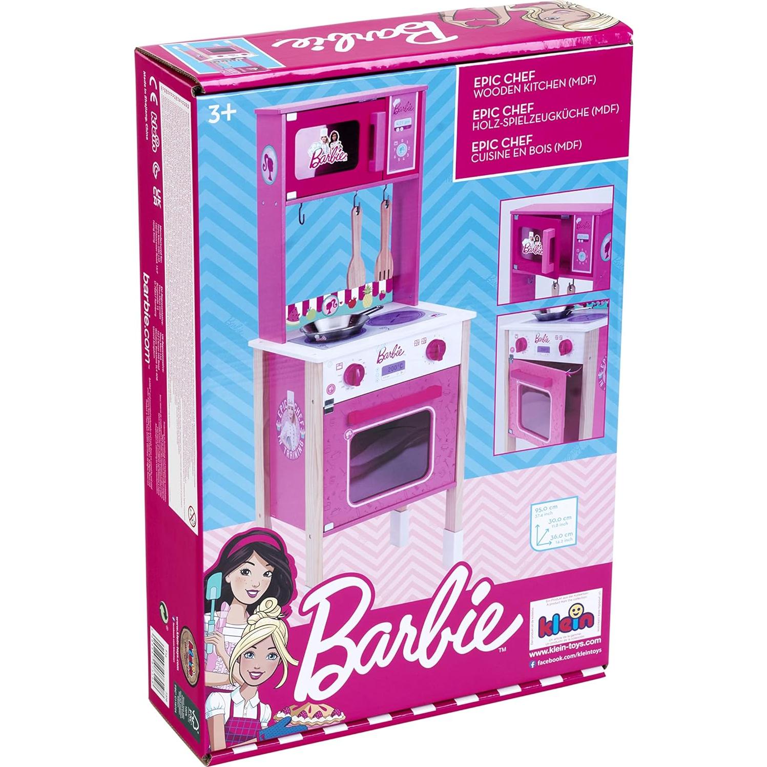 Cocina de Juguete Barbie Epic Chef Klein, Madera Multicolor