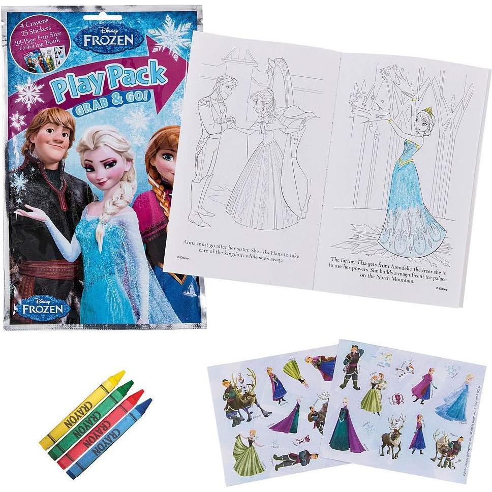 Paquete de Juego Disney Frozen para Colorear y Actividades