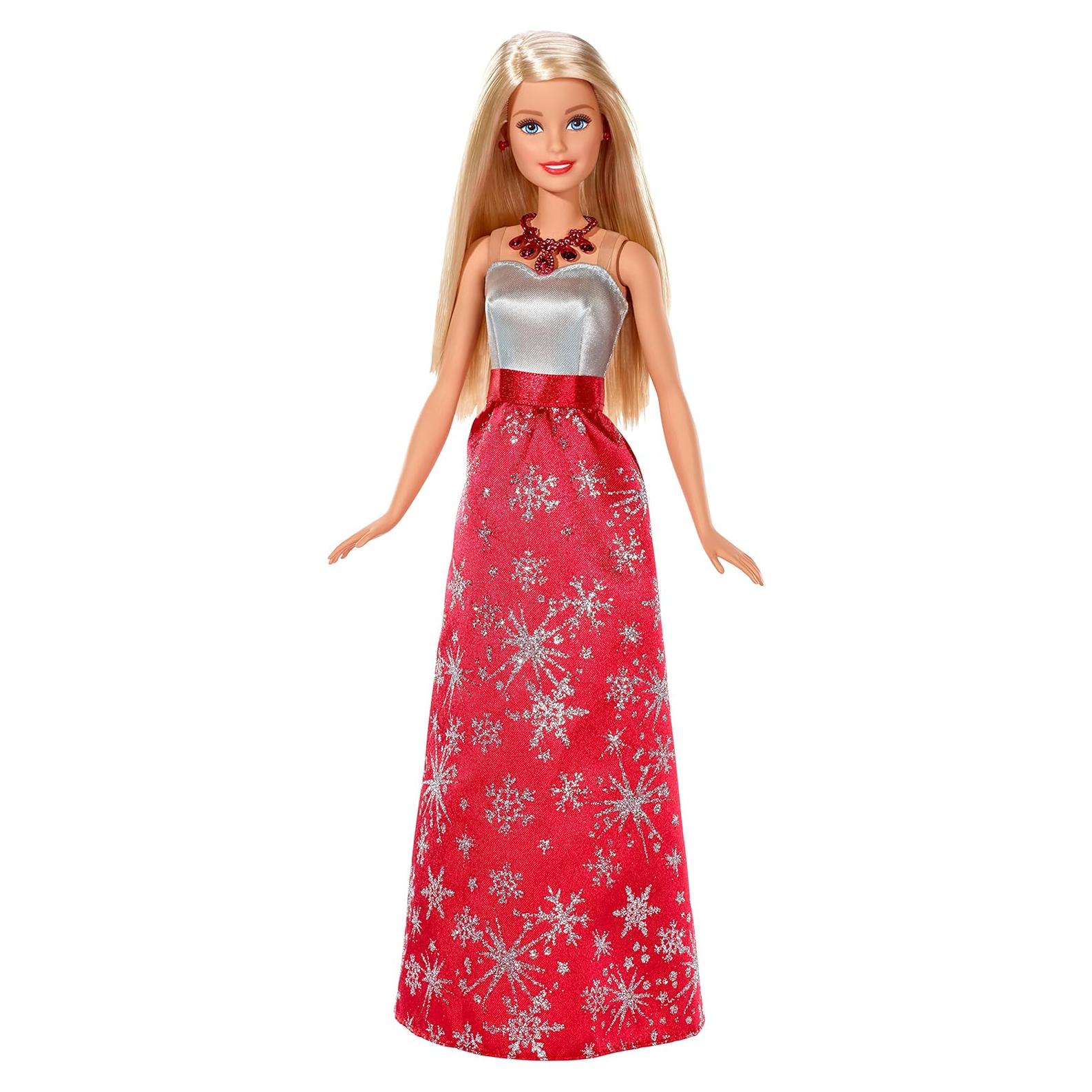Muñeca Barbie de Vacaciones Mattel FDR53 con Vestido Festivo