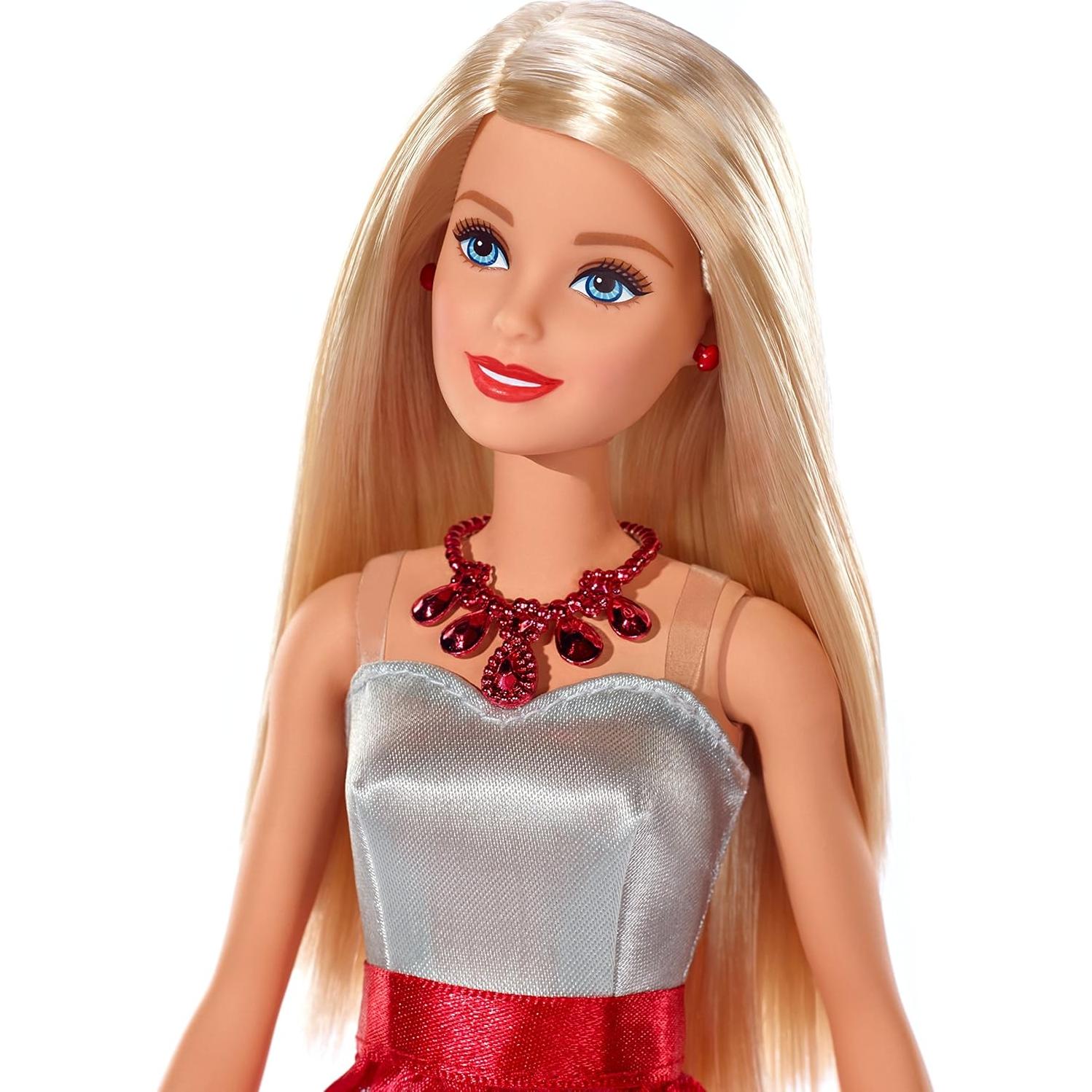 Muñeca Barbie de Vacaciones Mattel FDR53 con Vestido Festivo