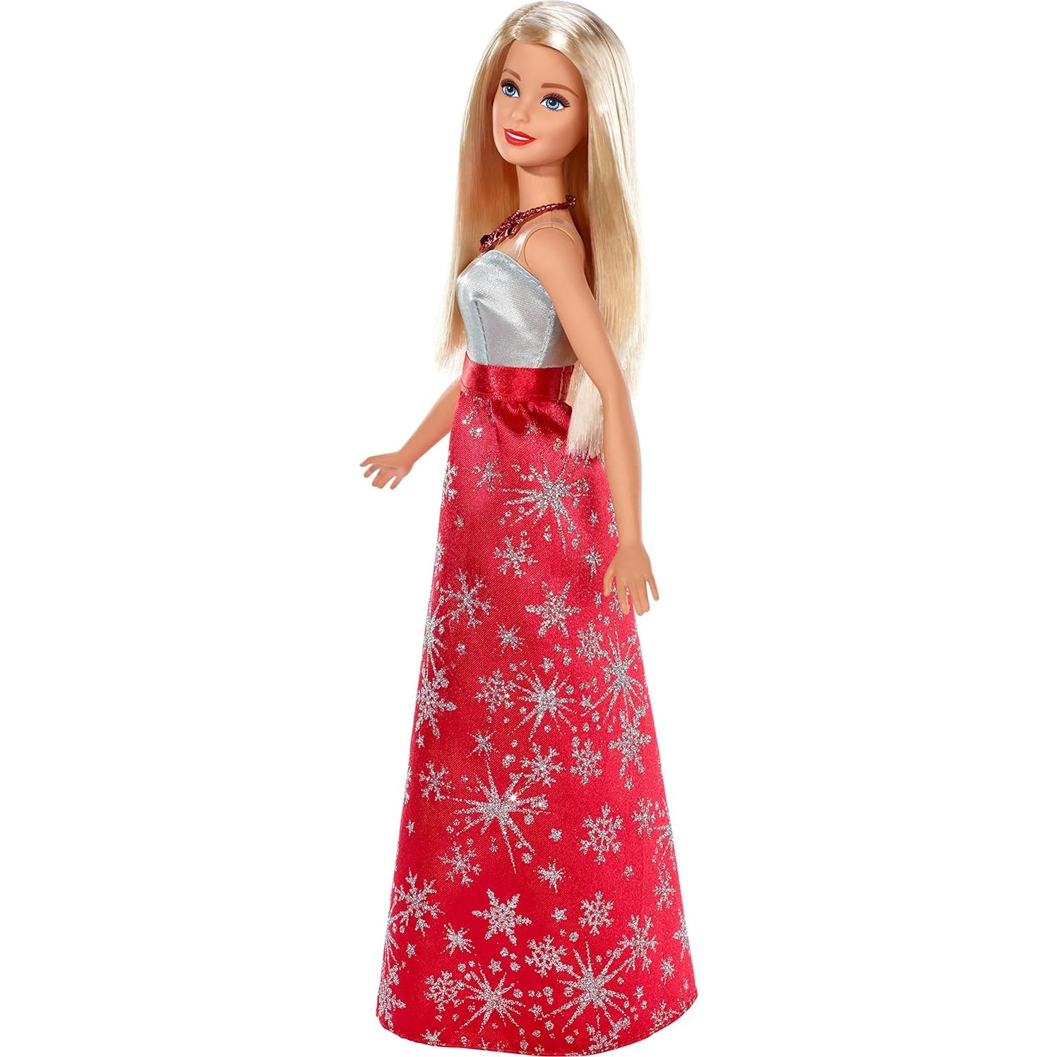 Muñeca Barbie de Vacaciones Mattel FDR53 con Vestido Festivo