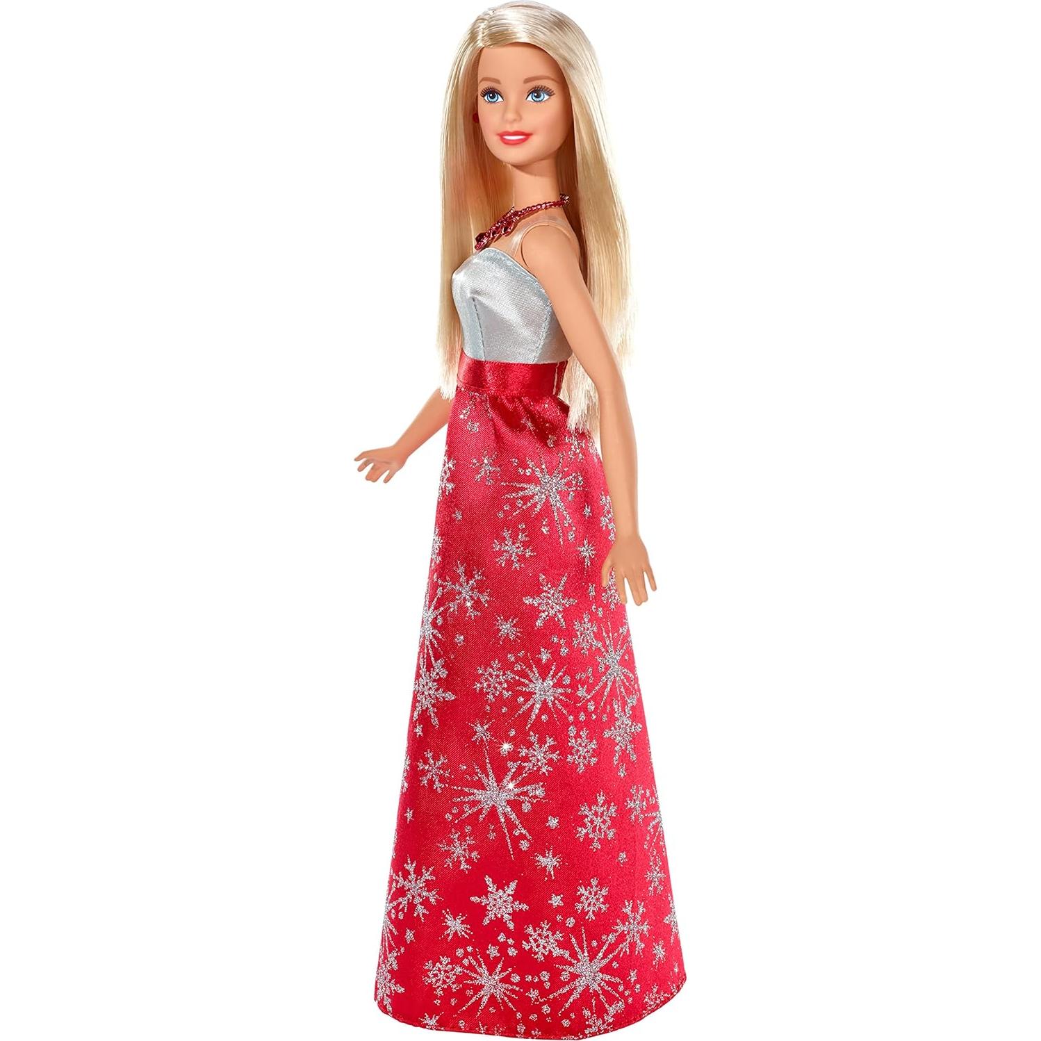 Muñeca Barbie de Vacaciones Mattel FDR53 con Vestido Festivo
