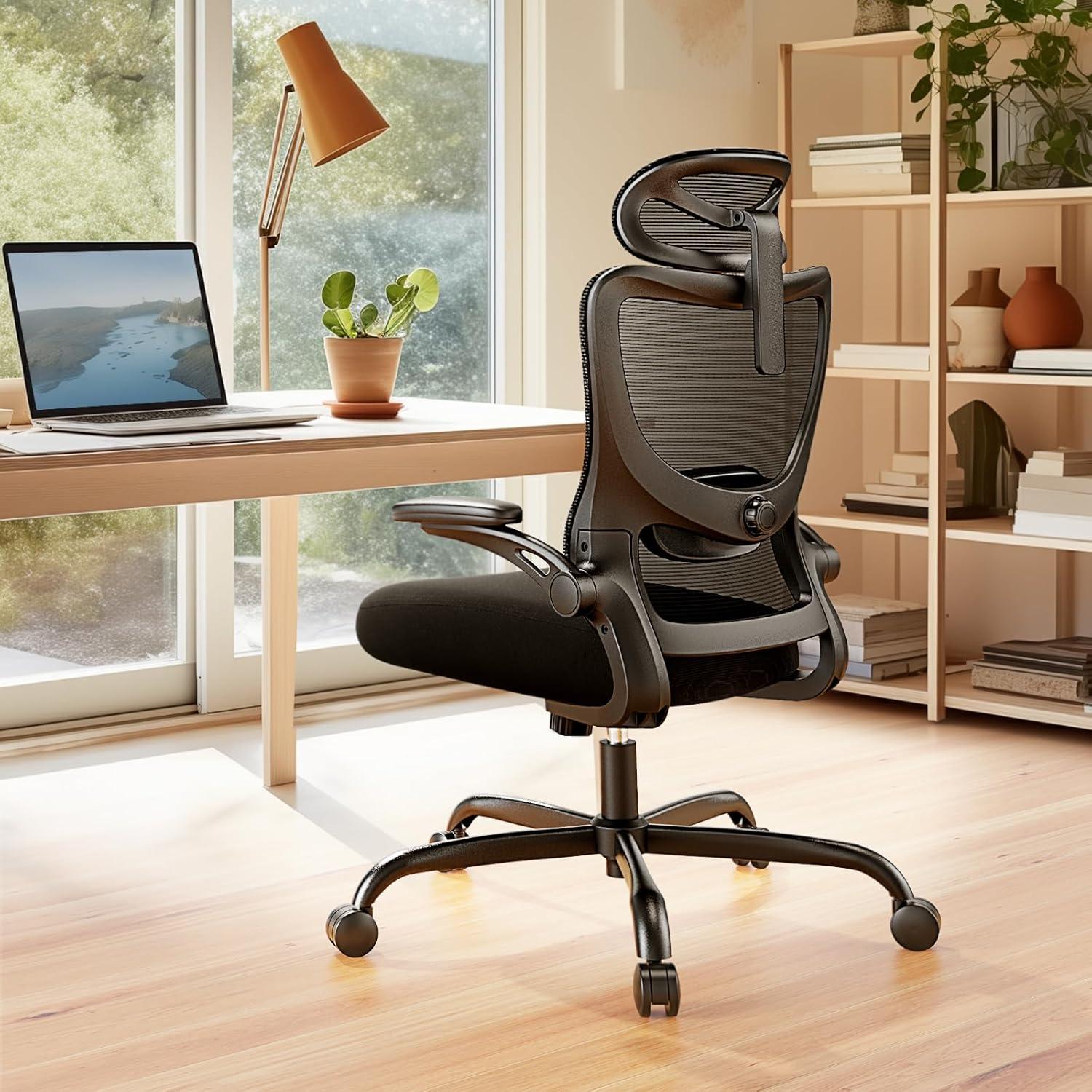 Silla de Oficina Ergonómica Marsail RM-MSOC10B con Soporte Lumbar
